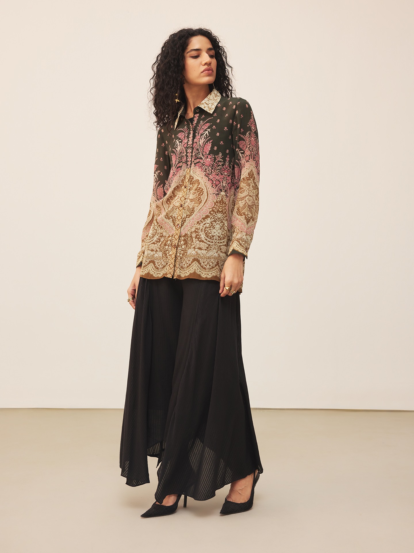 Black Palak Shirt