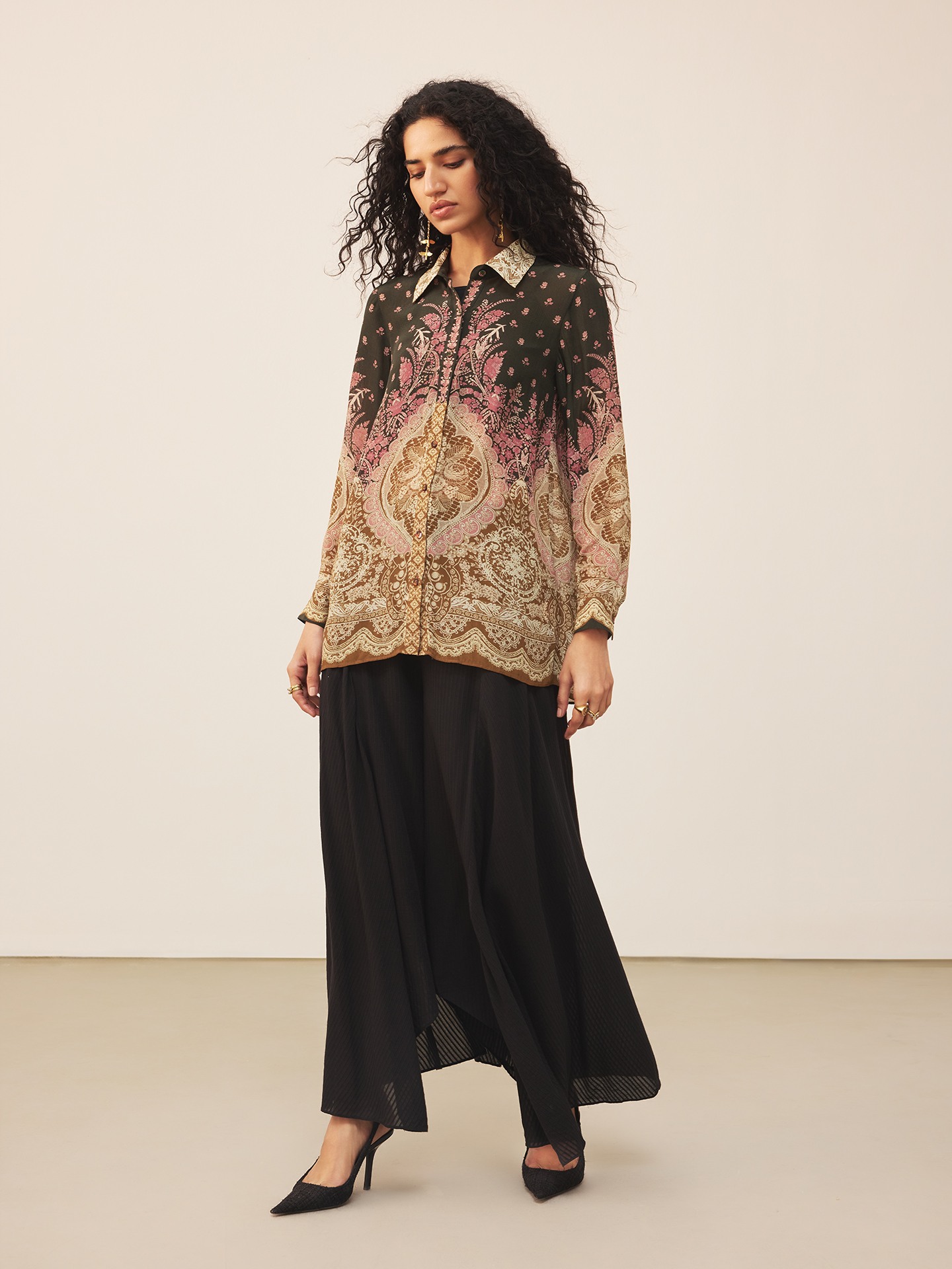 Black Palak Shirt