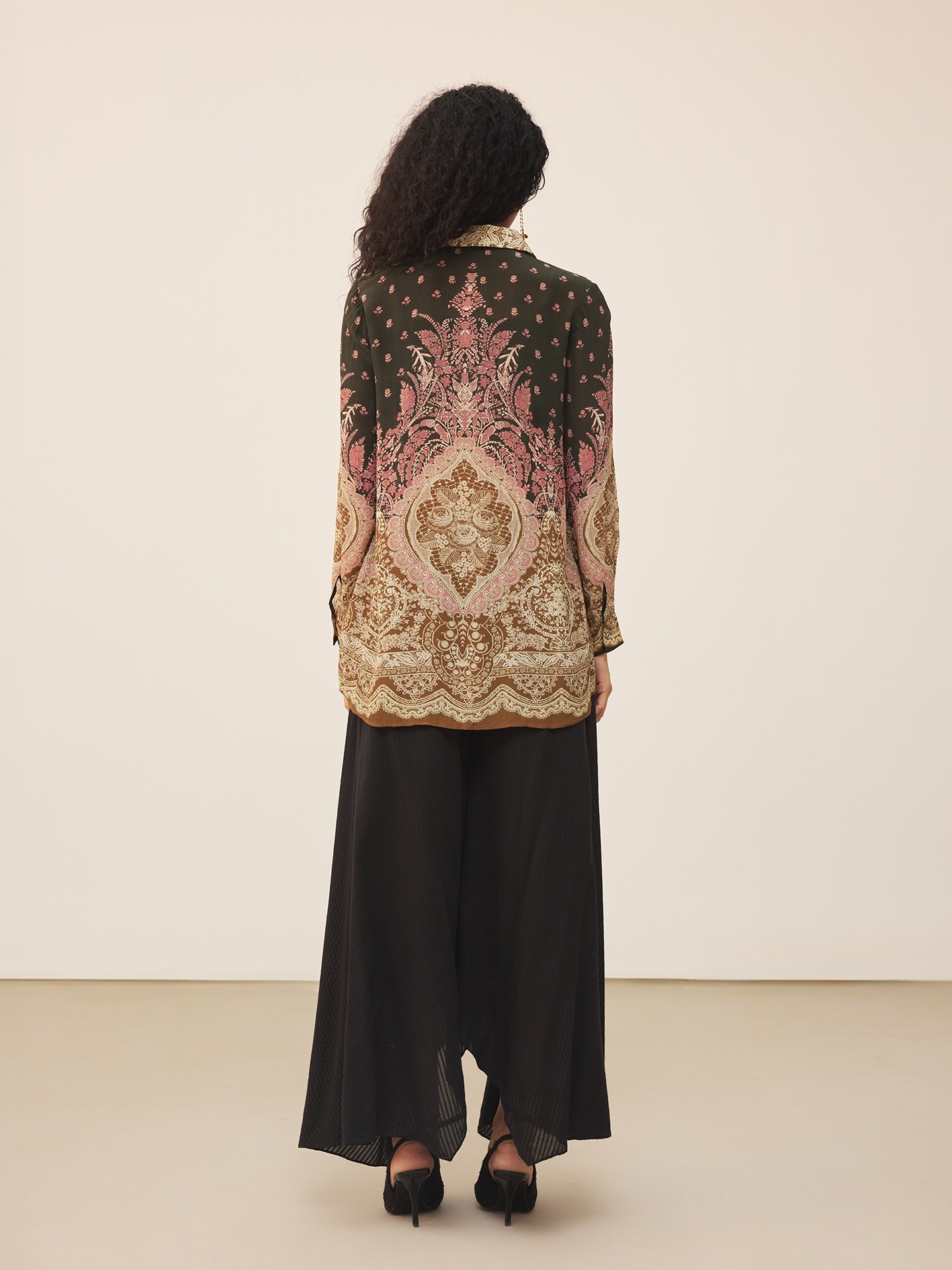 Black Palak Shirt