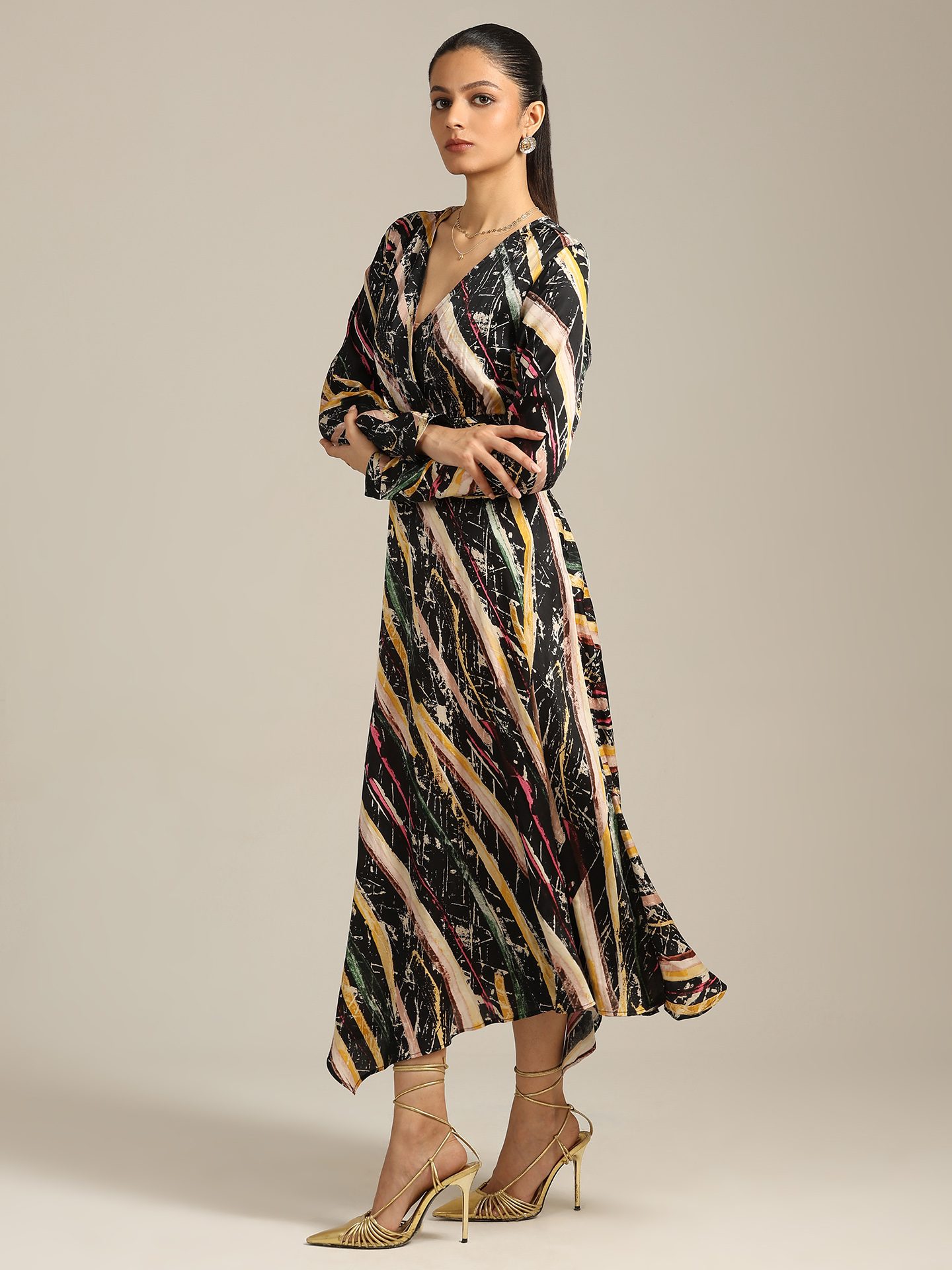 Black Margo Long Dress