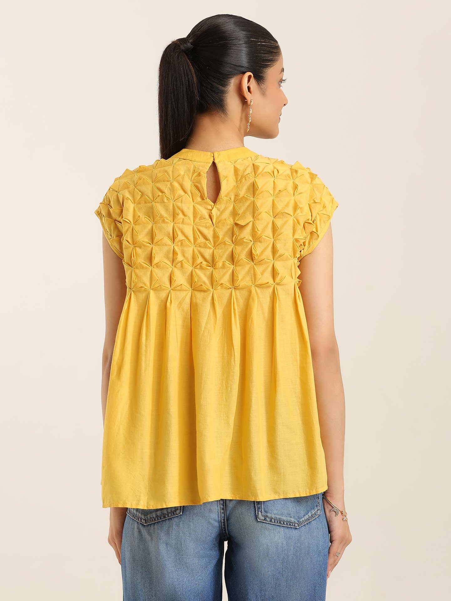 Yellow Ravinia Short Top