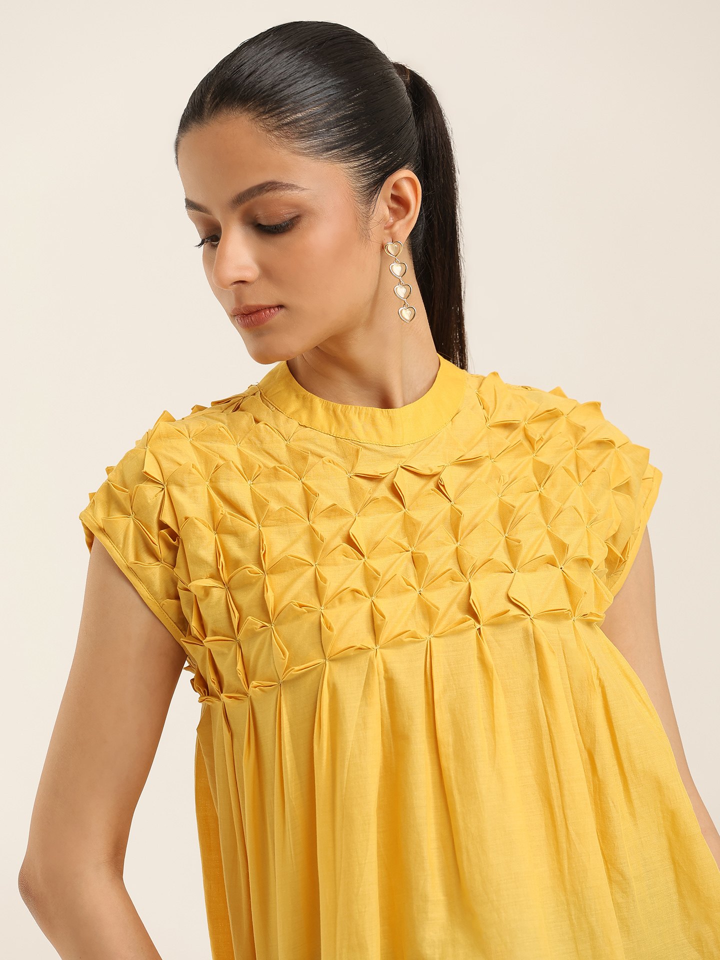 Yellow Ravinia Short Top