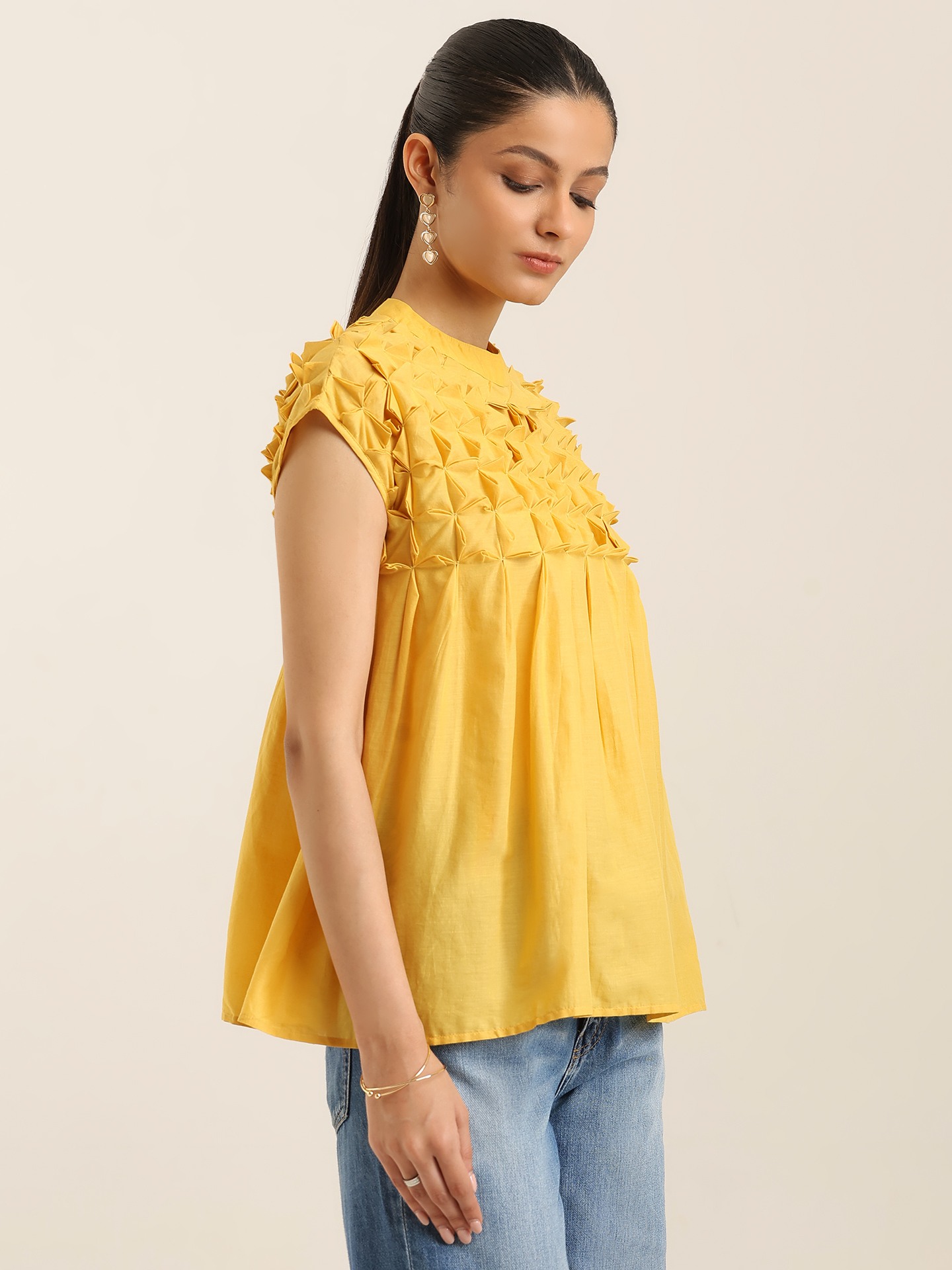 Yellow Ravinia Short Top