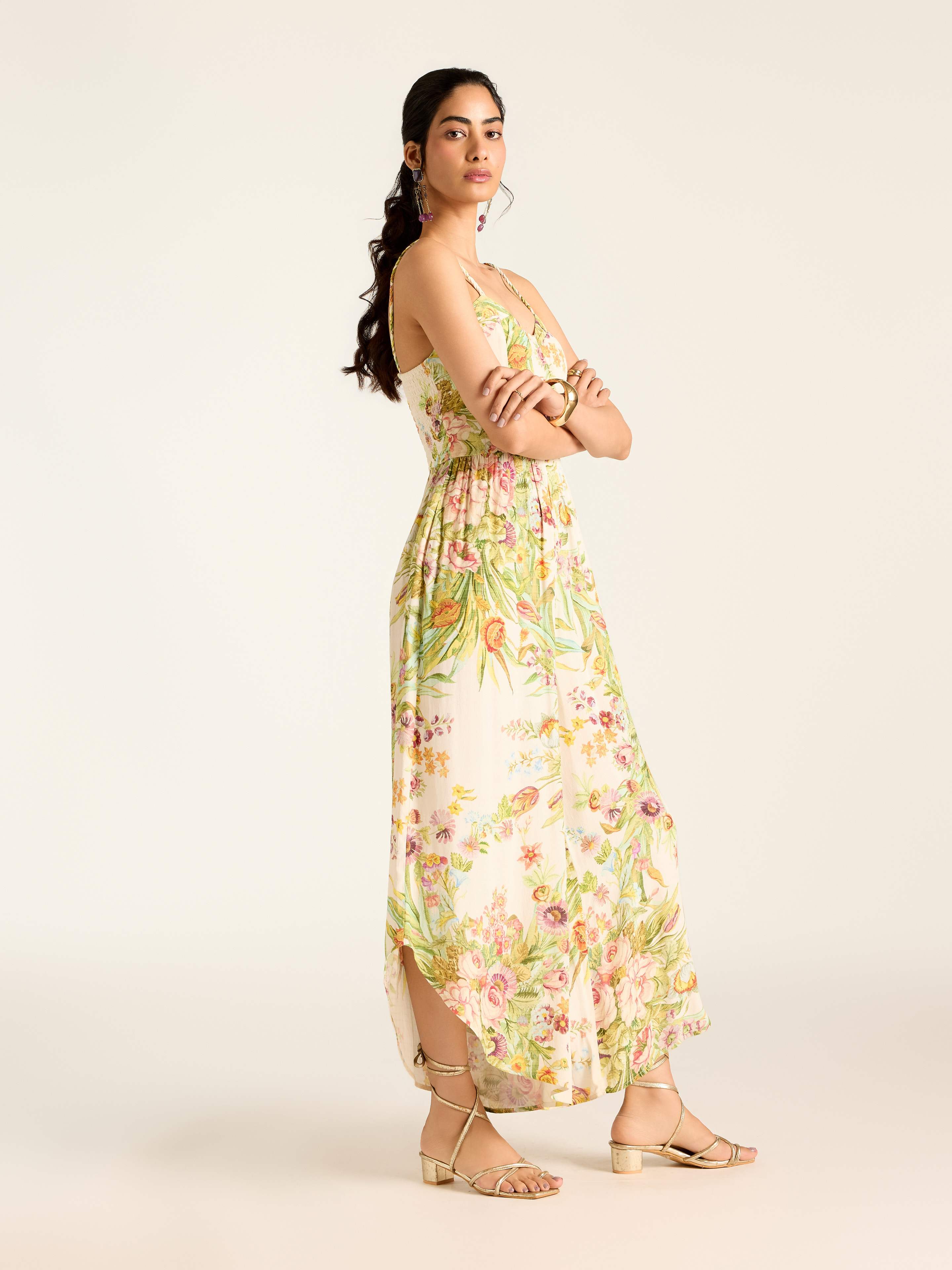 White Rosene Jump Suit