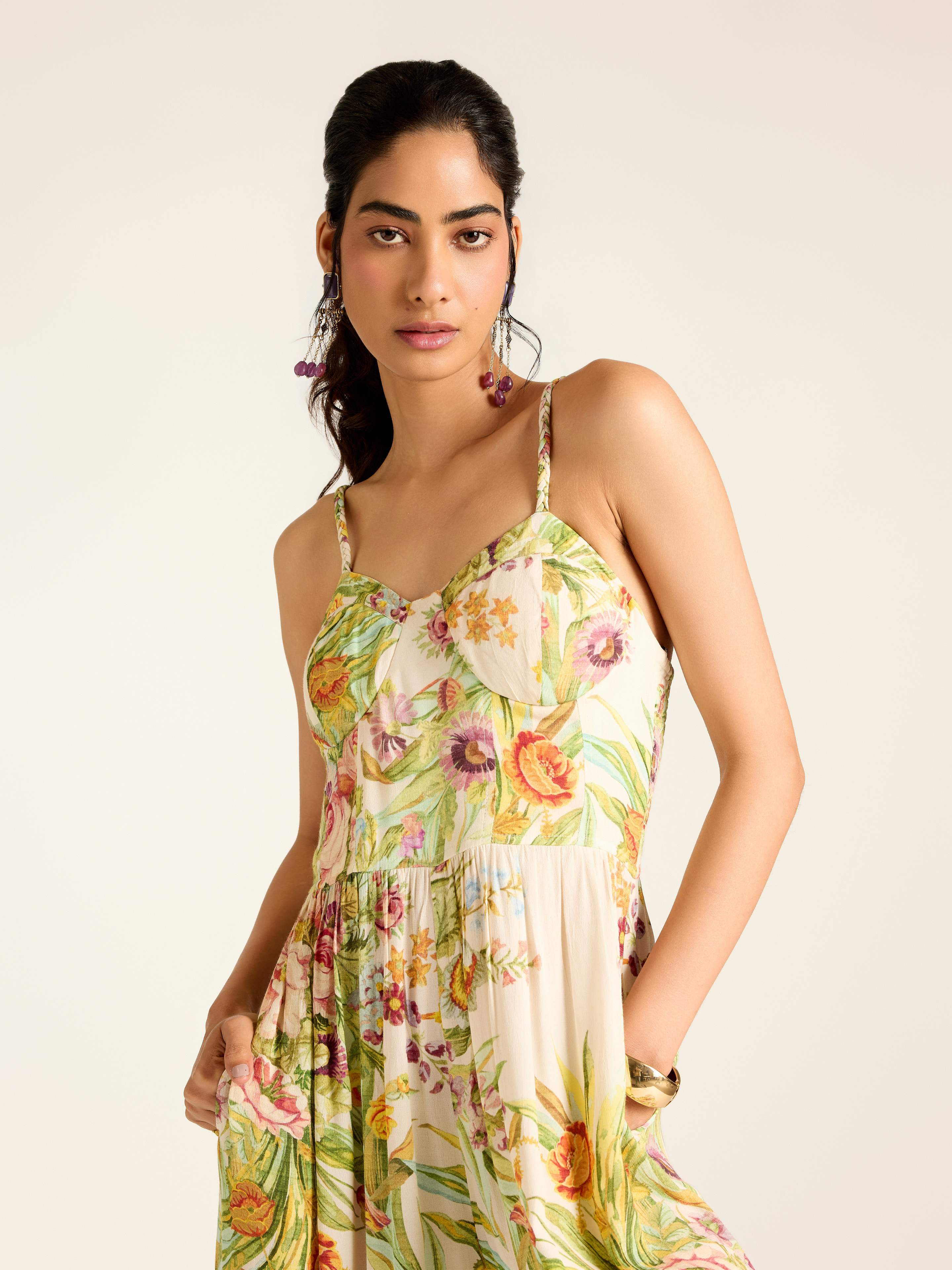 White Rosene Jump Suit