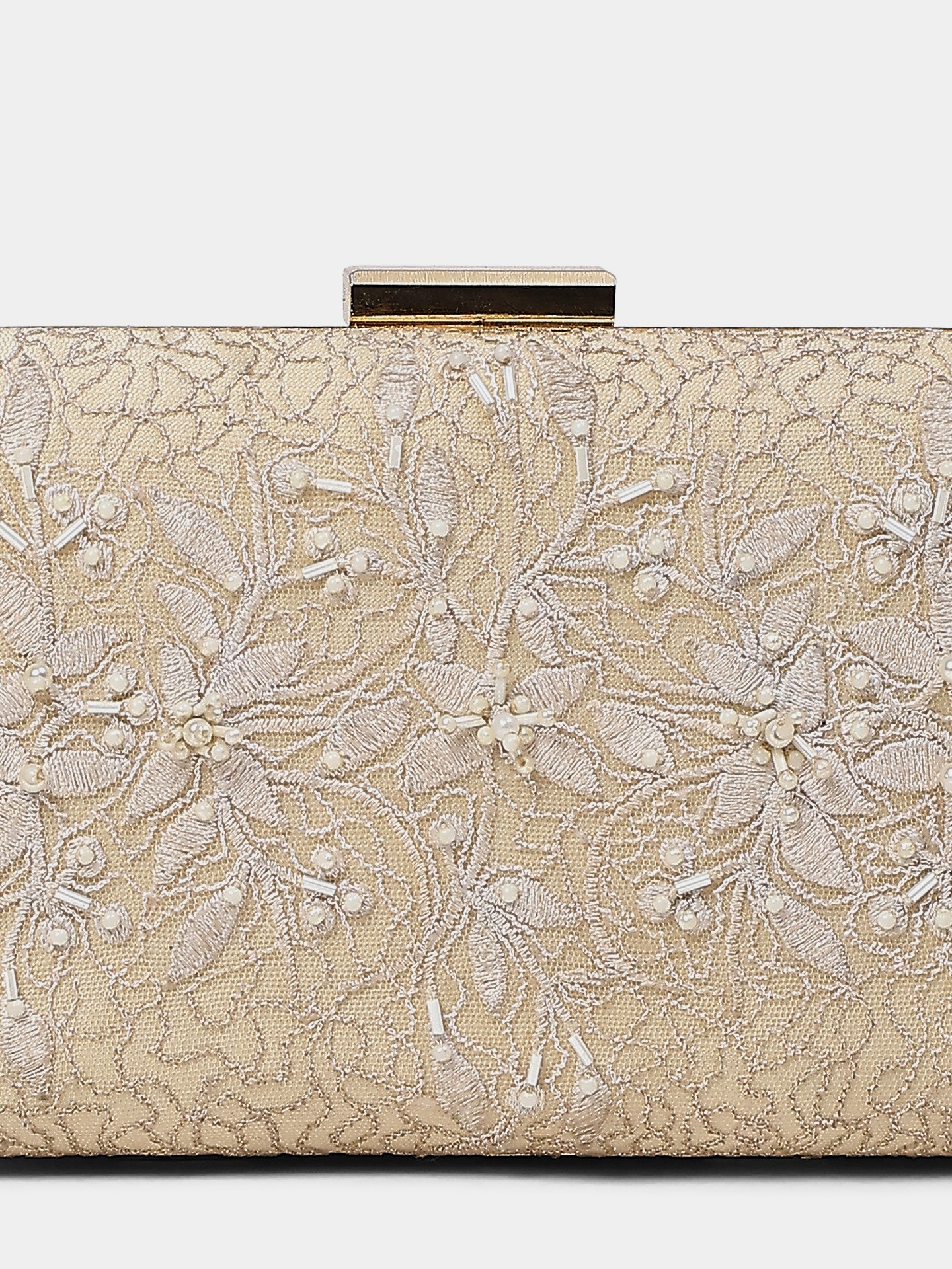 Off White Mavis Clutch