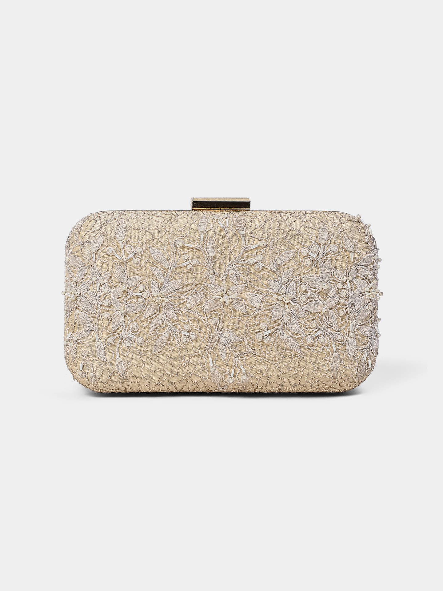 Off White Mavis Clutch