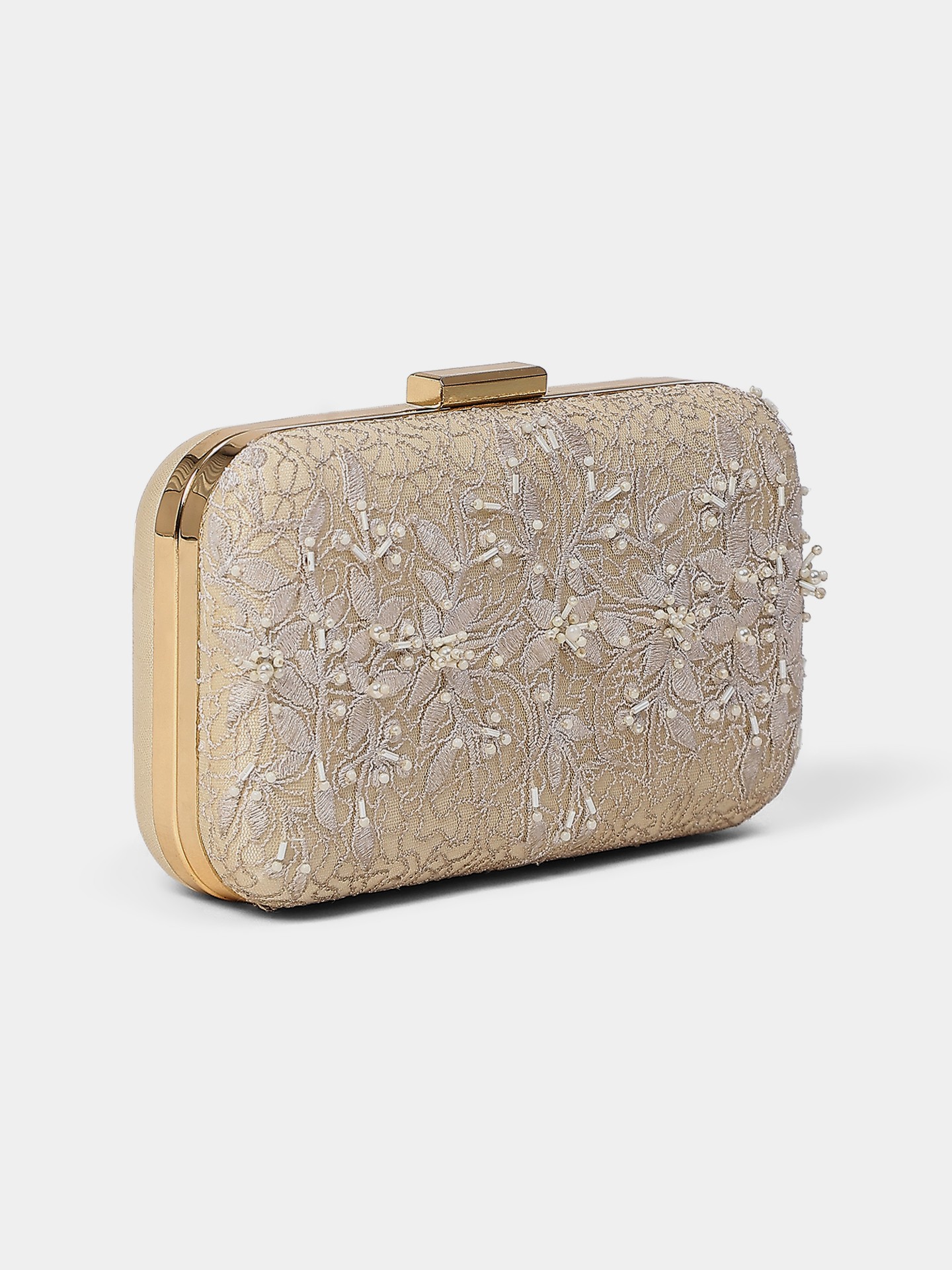 Off White Mavis Clutch
