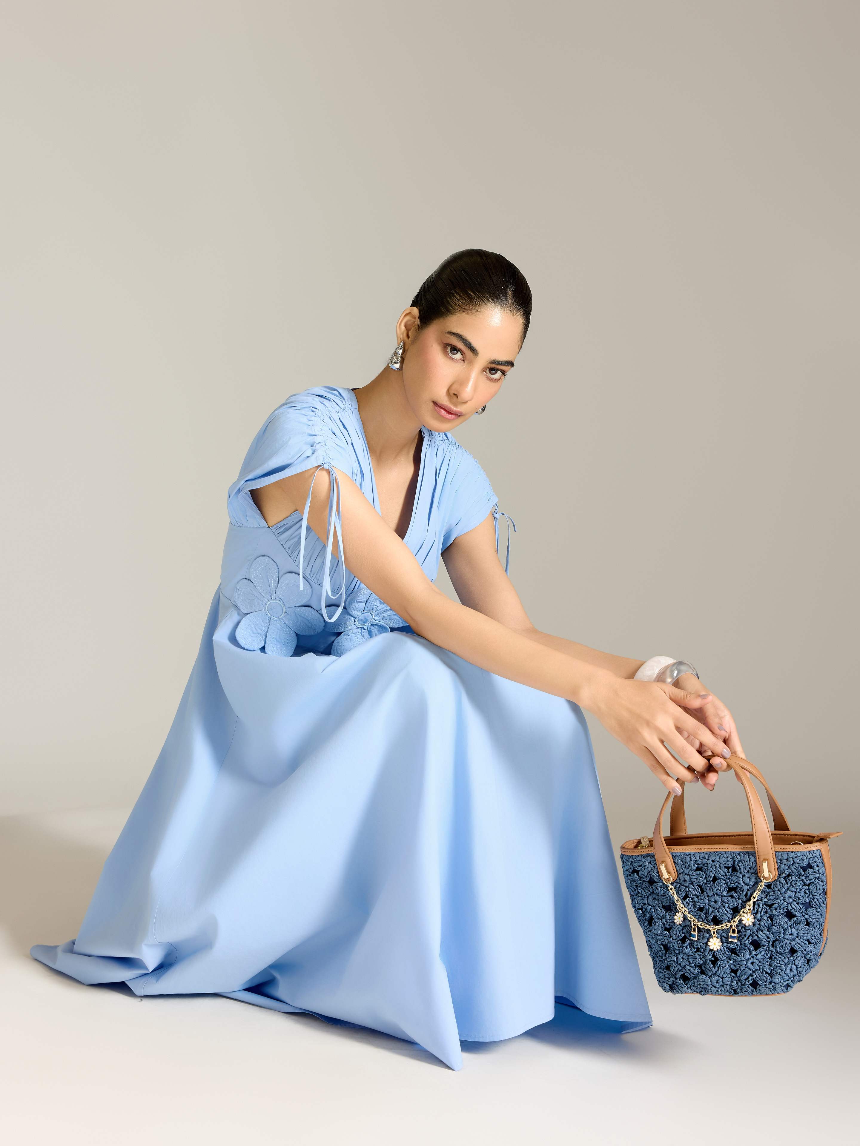 Blue Taylor Long Dress