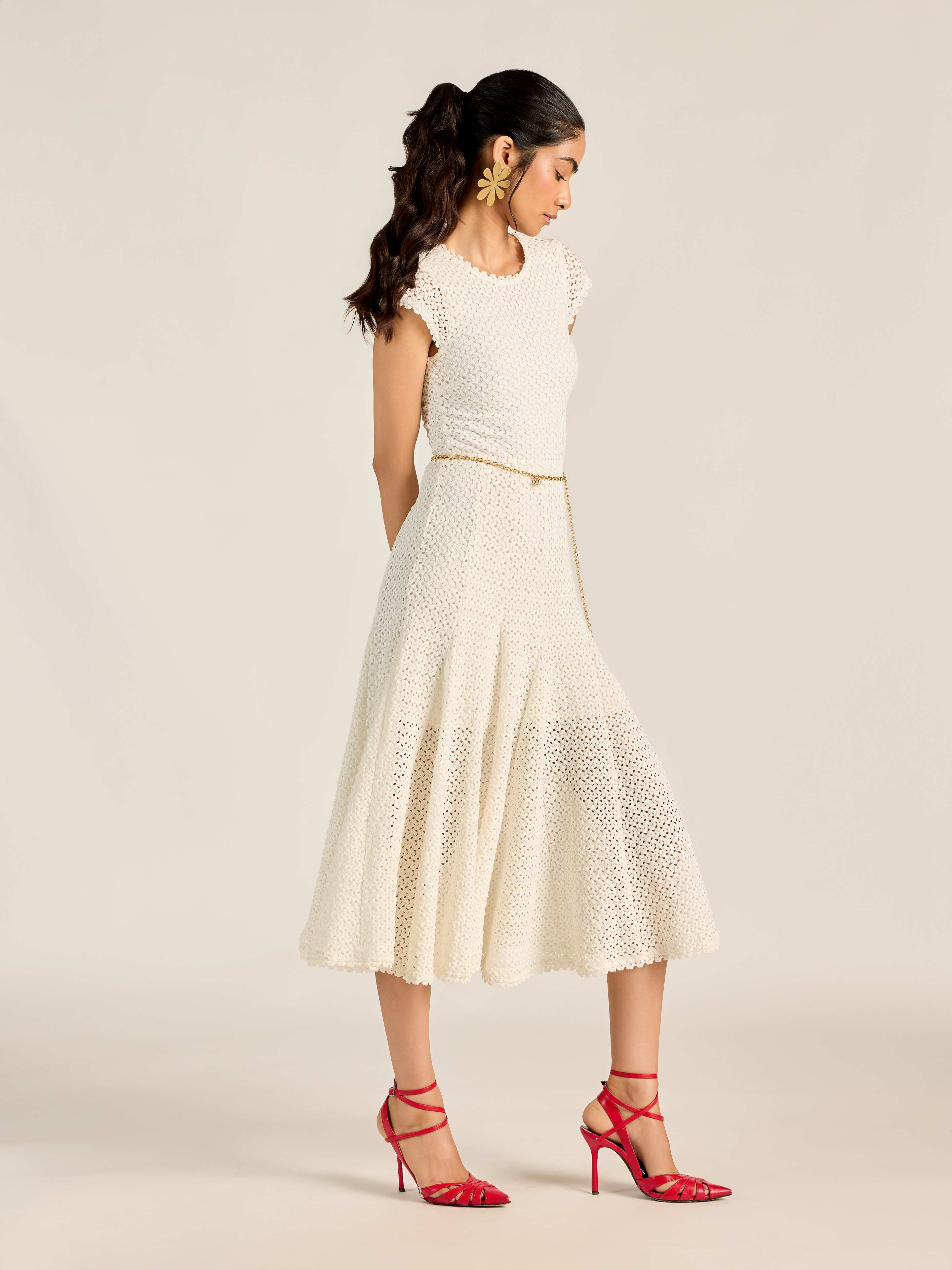 White Chase Long Dress