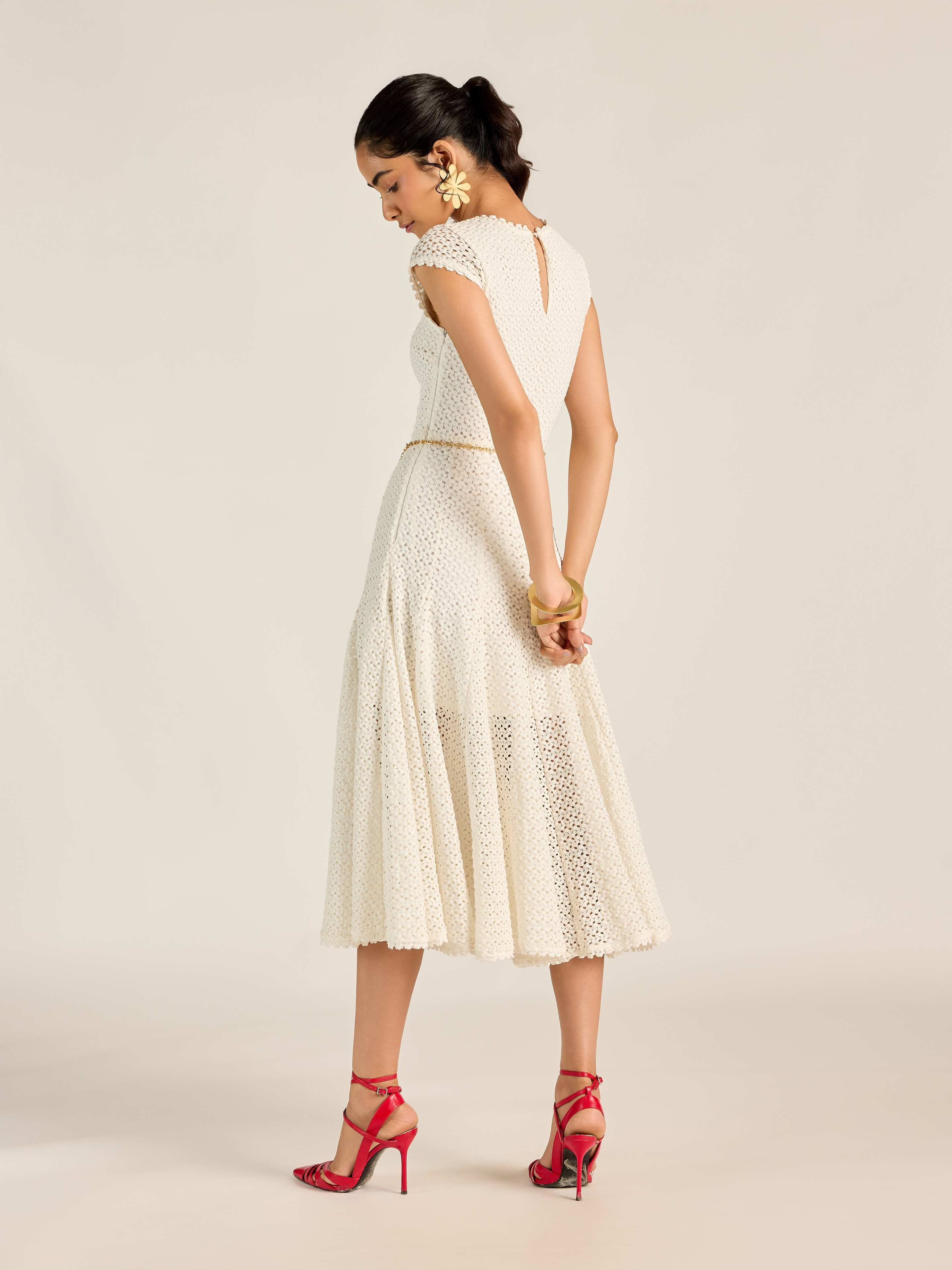 White Chase Long Dress