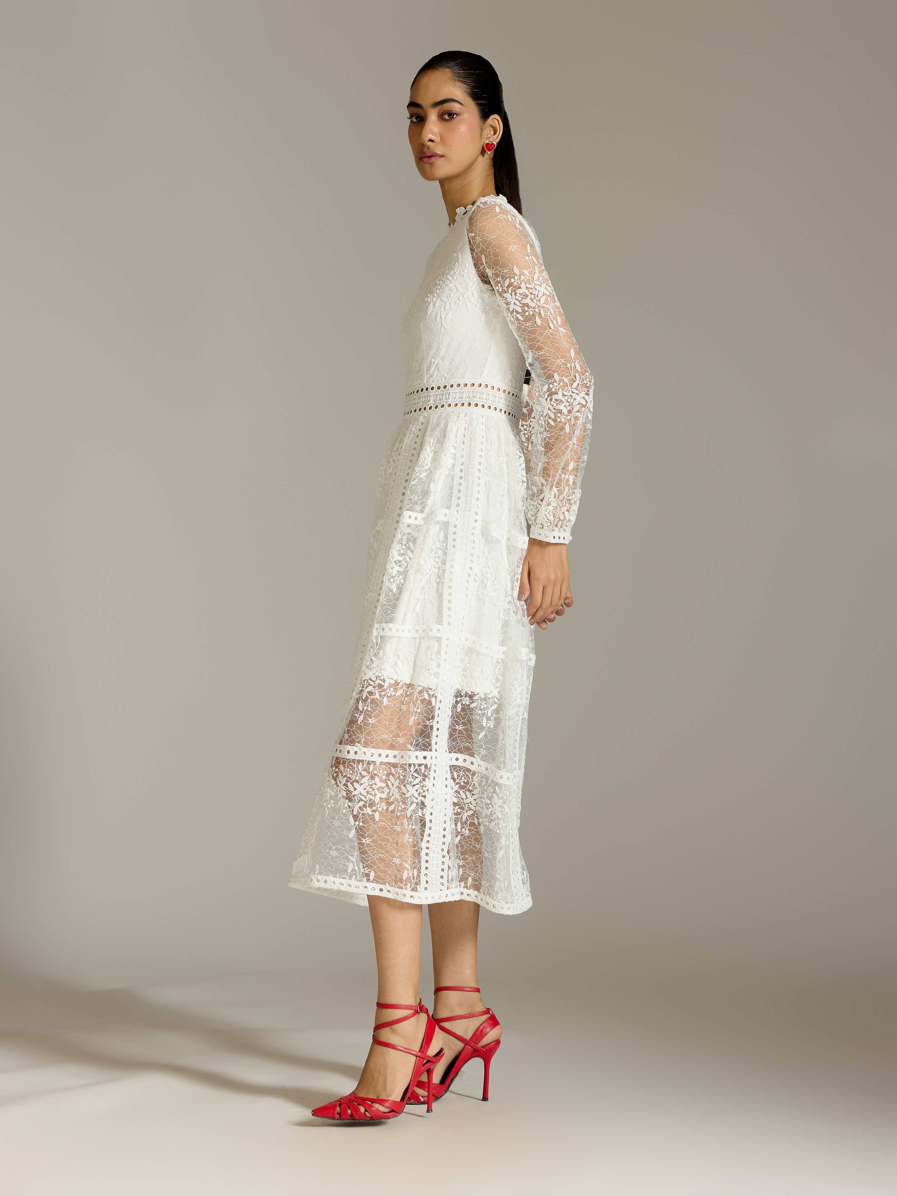 White Eleanor Long Dress