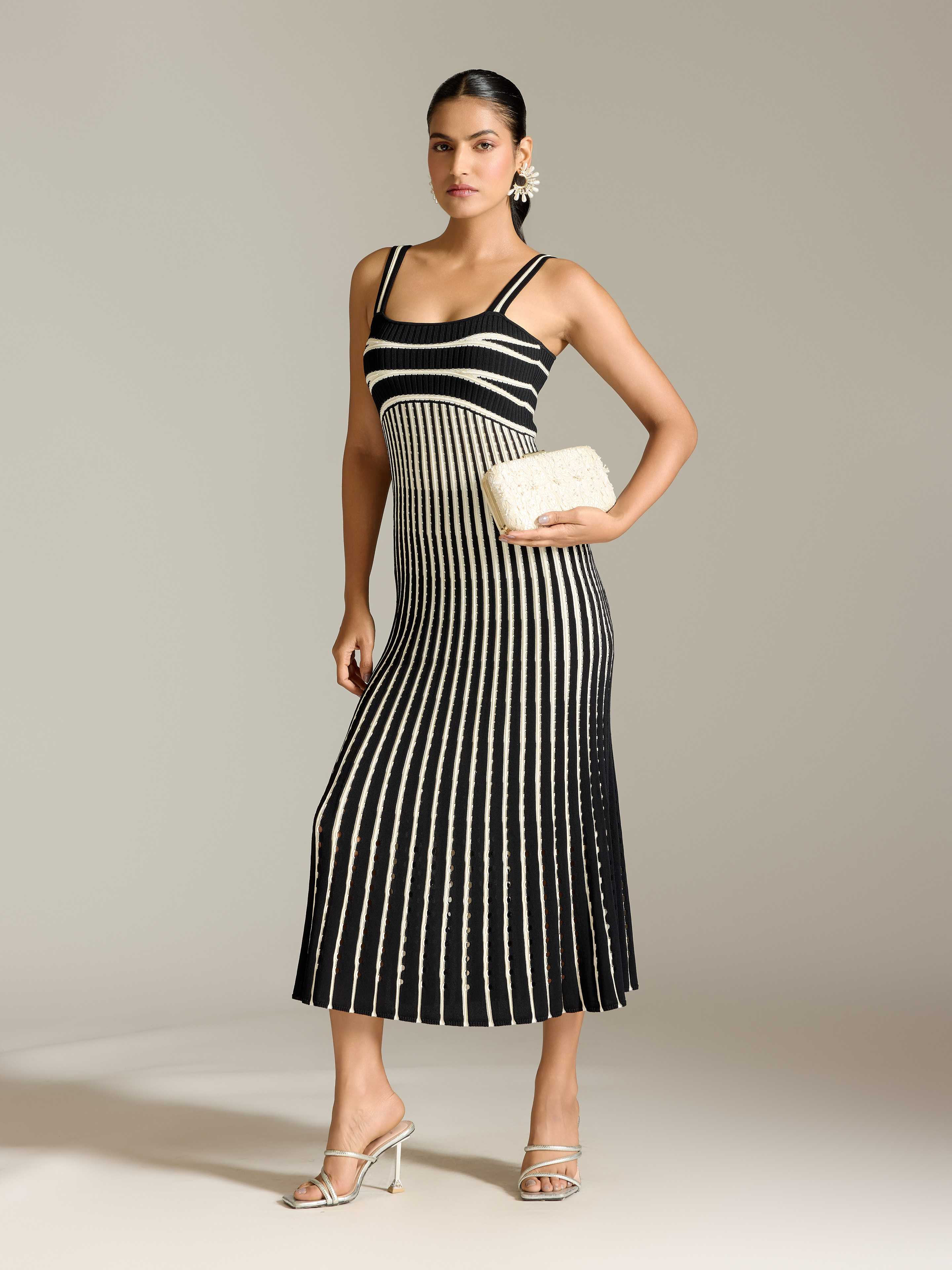 Black Chase Long Dress