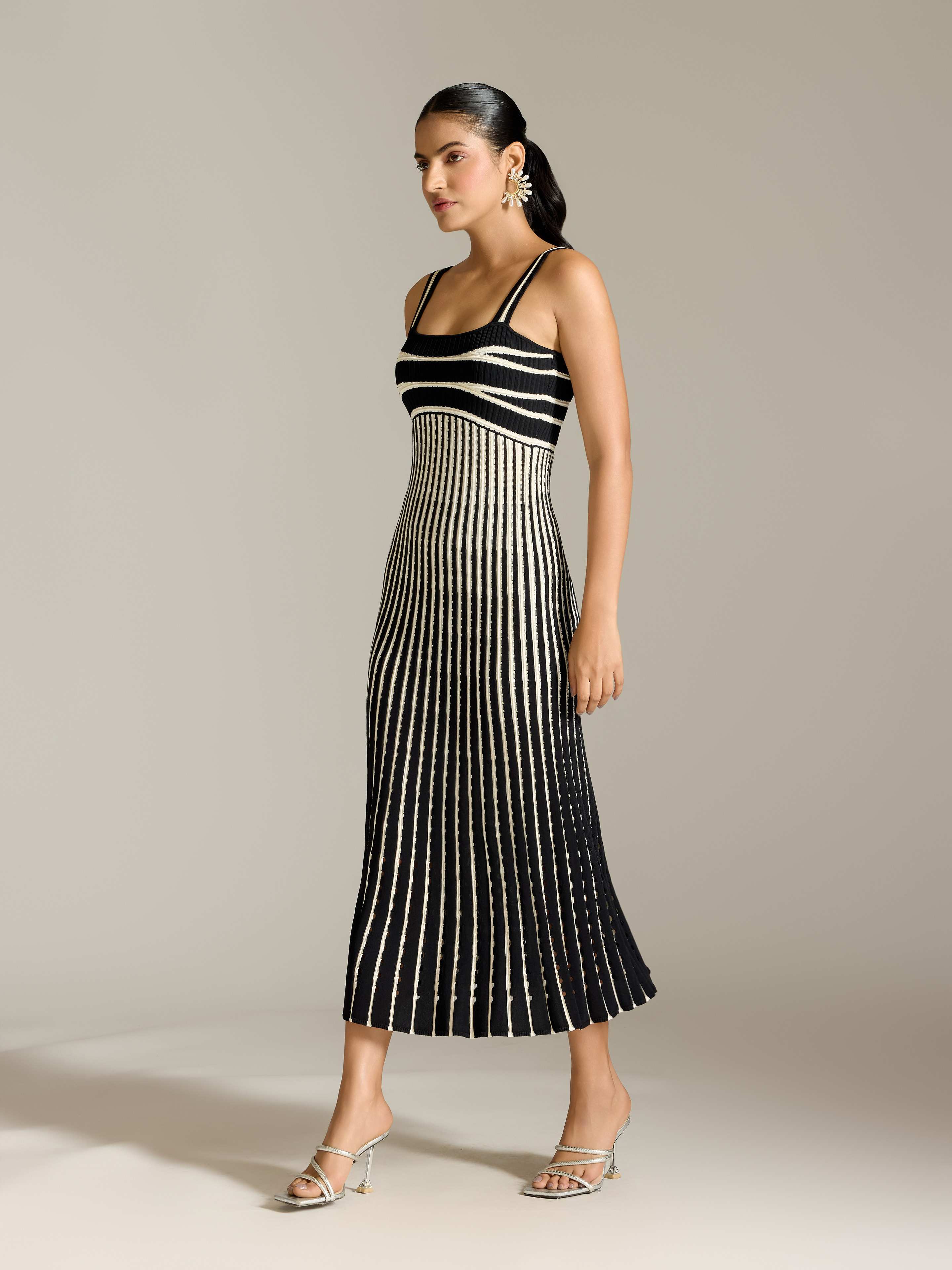 Black Chase Long Dress
