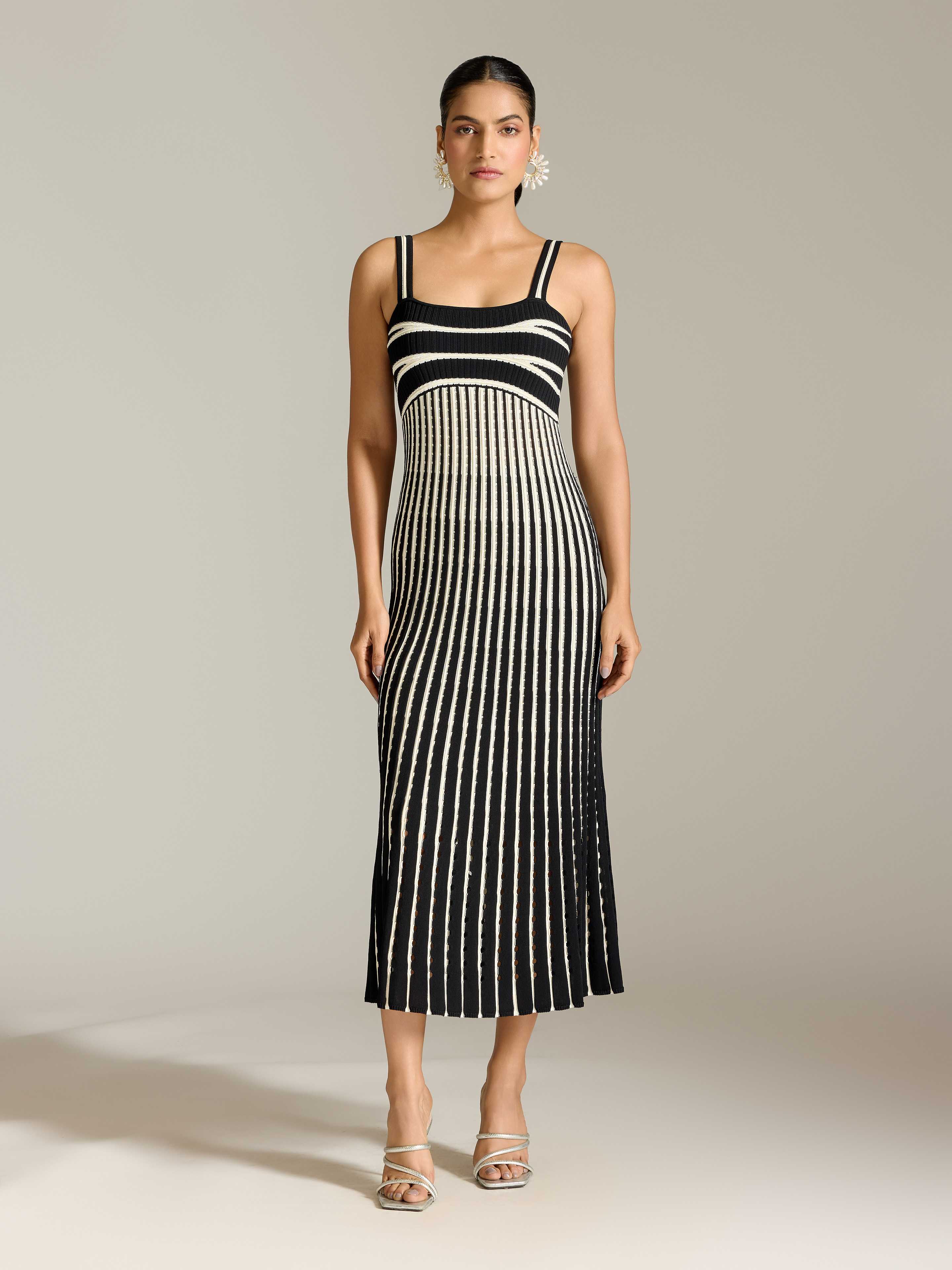 Black Chase Long Dress