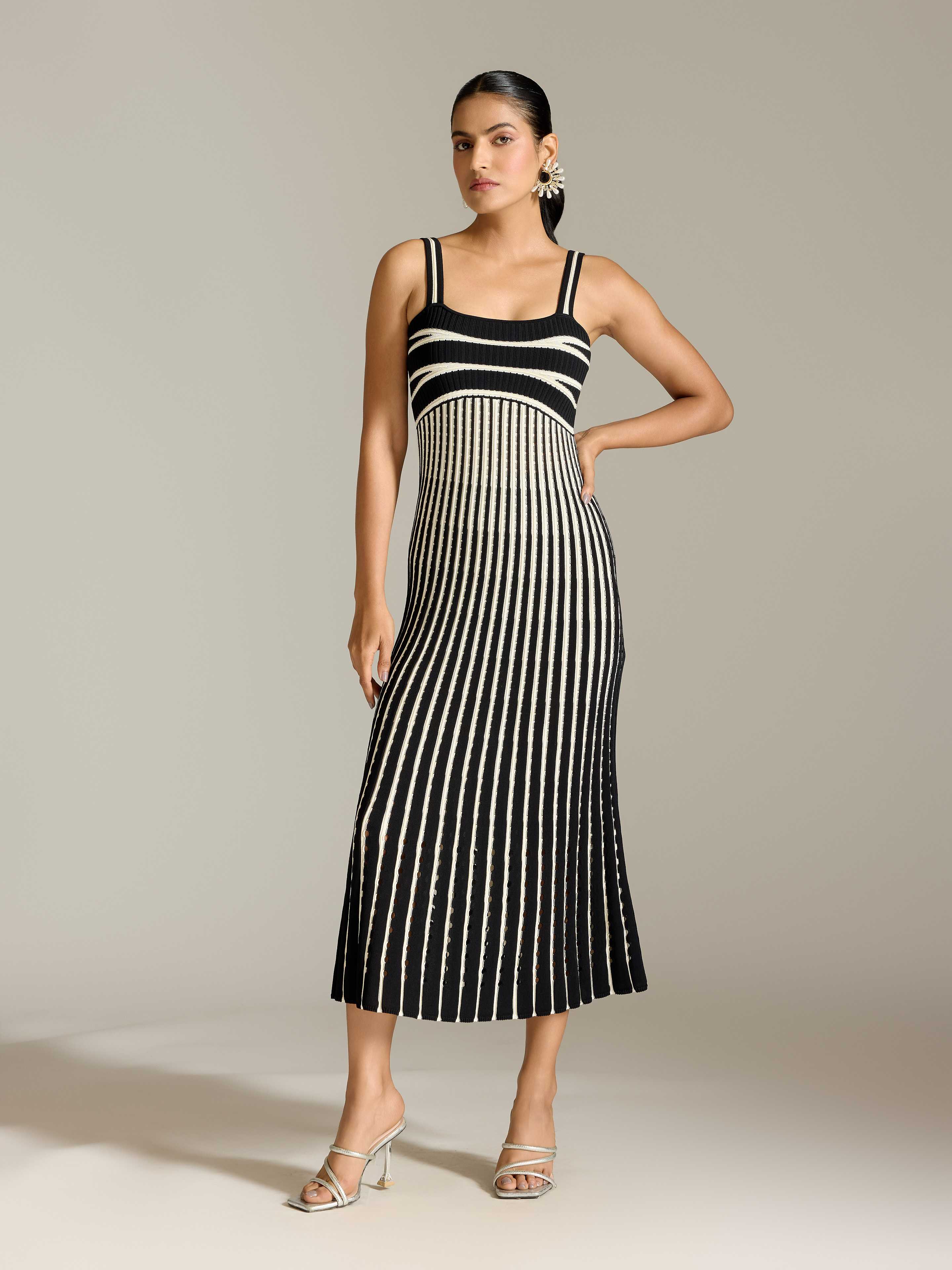 Black Chase Long Dress