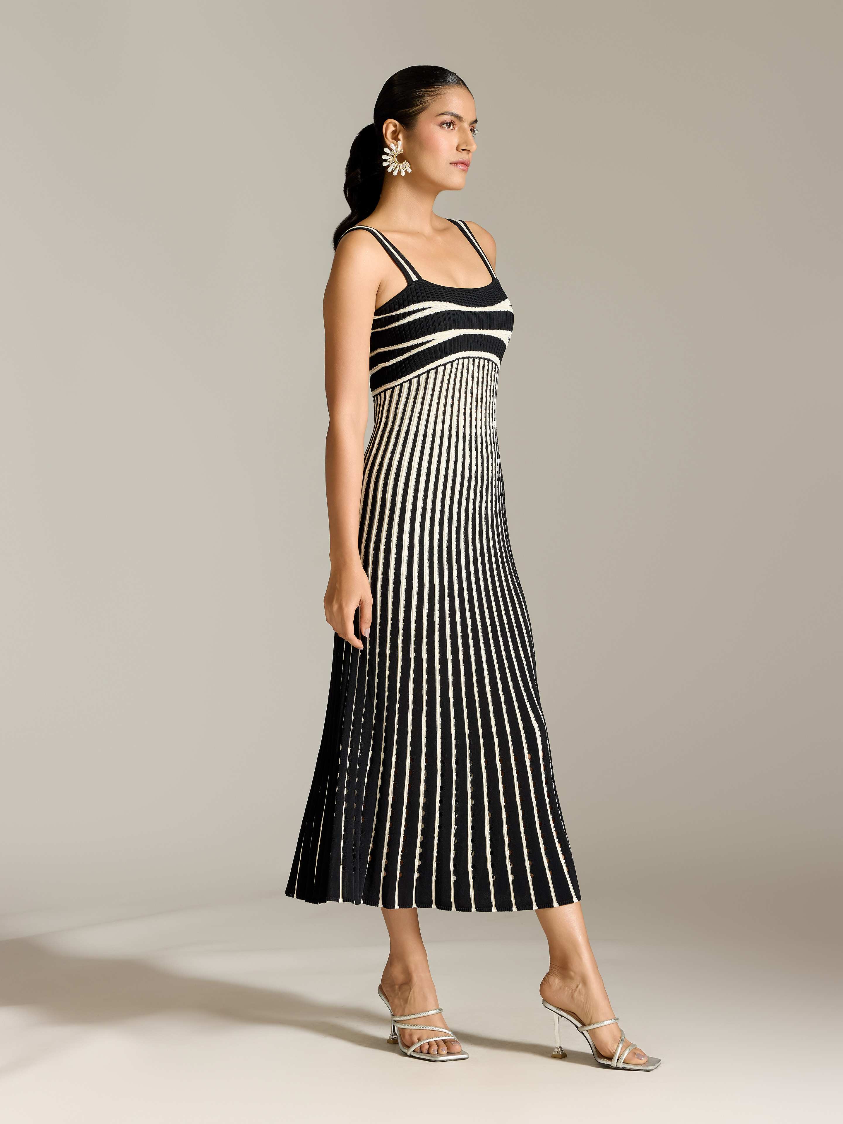 Black Chase Long Dress