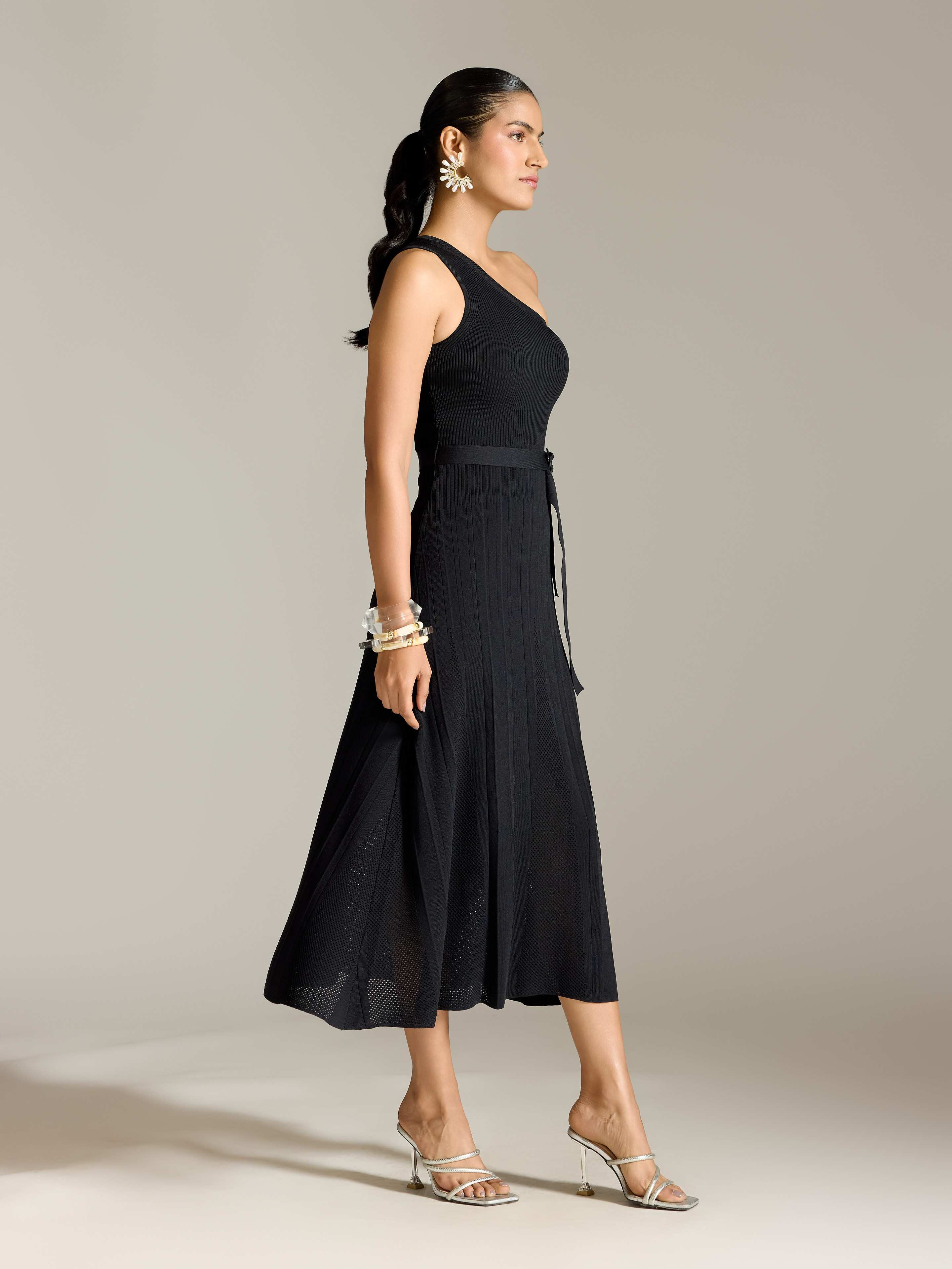 Black Chase Long Dress