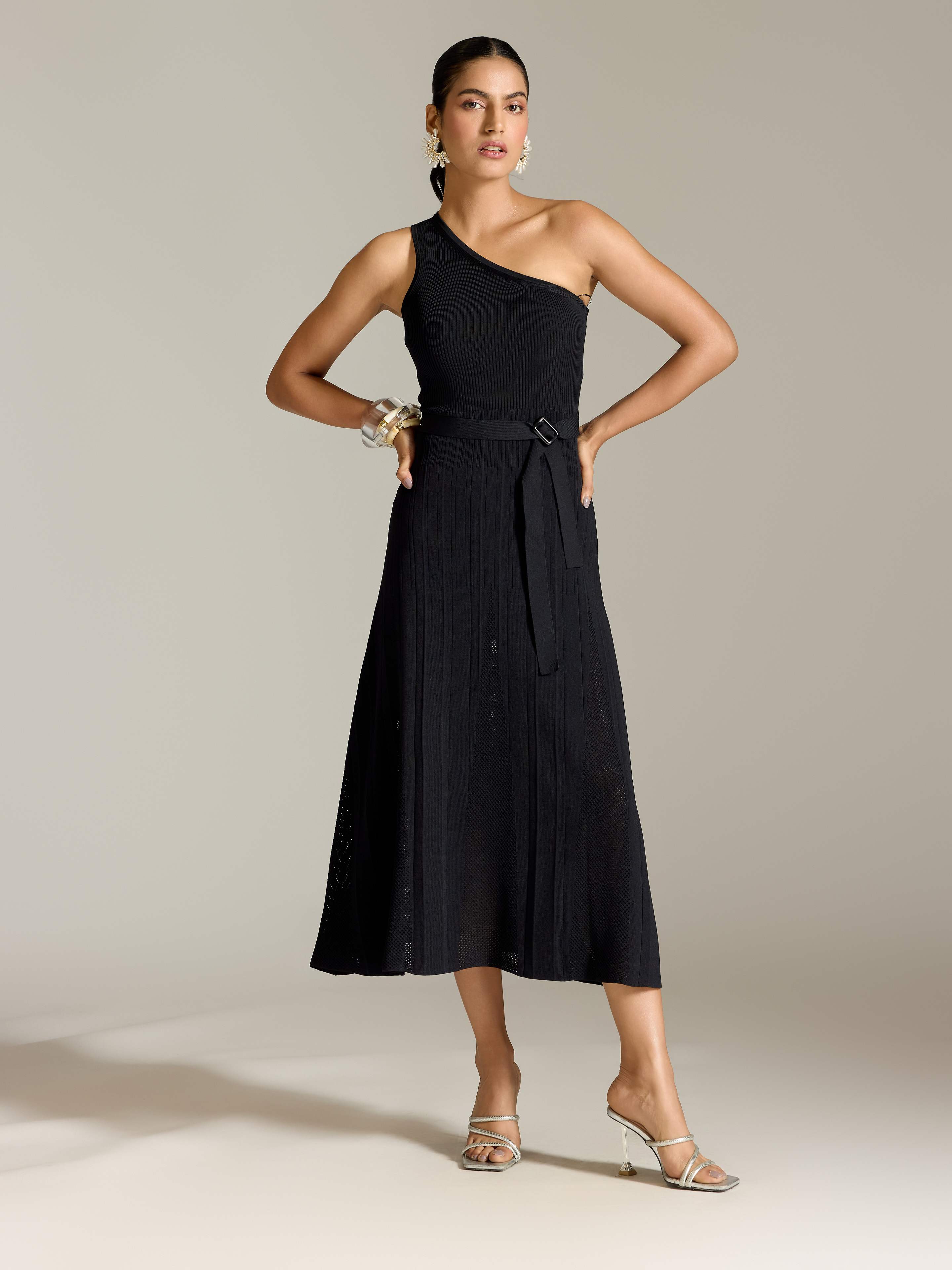 Black Chase Long Dress