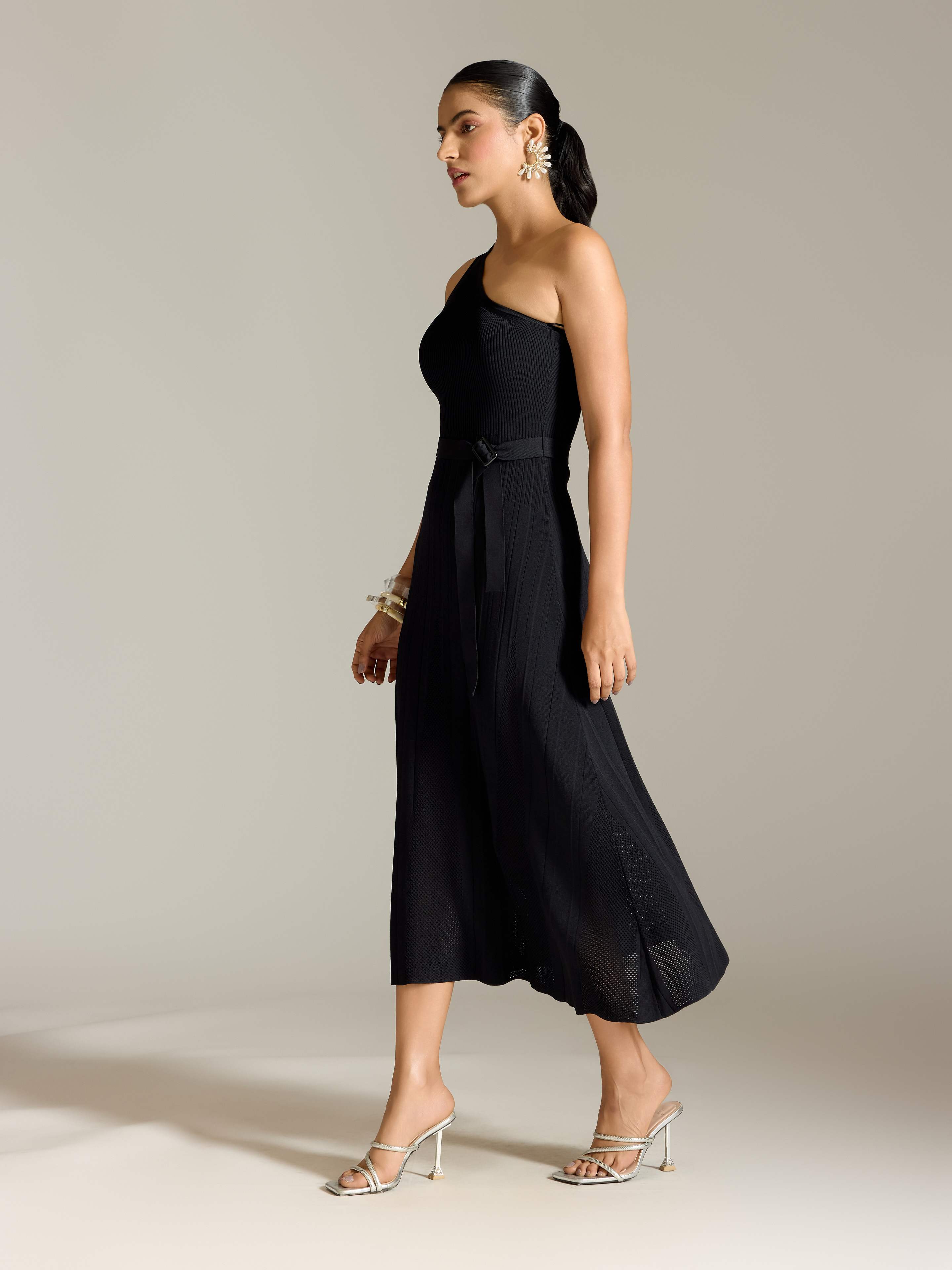 Black Chase Long Dress