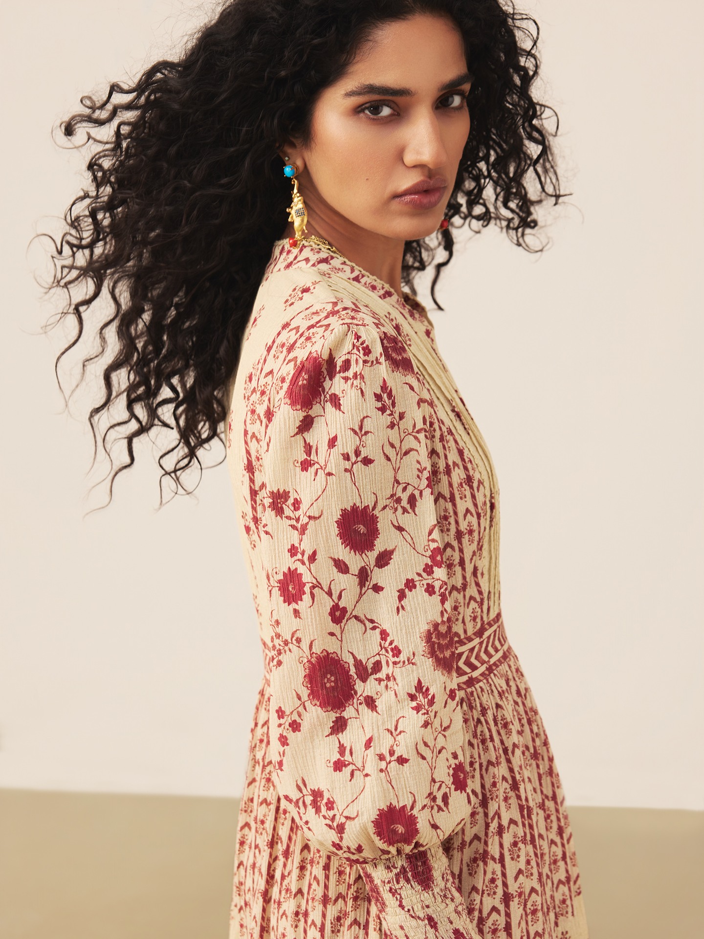 Red Bohemian Long Dress