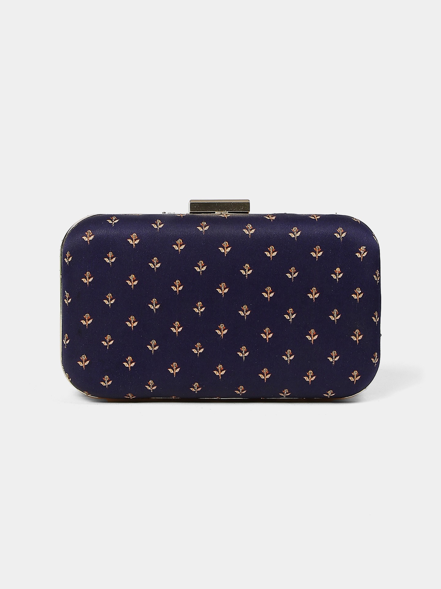 Indigo Gold Pattachitraa Clutch