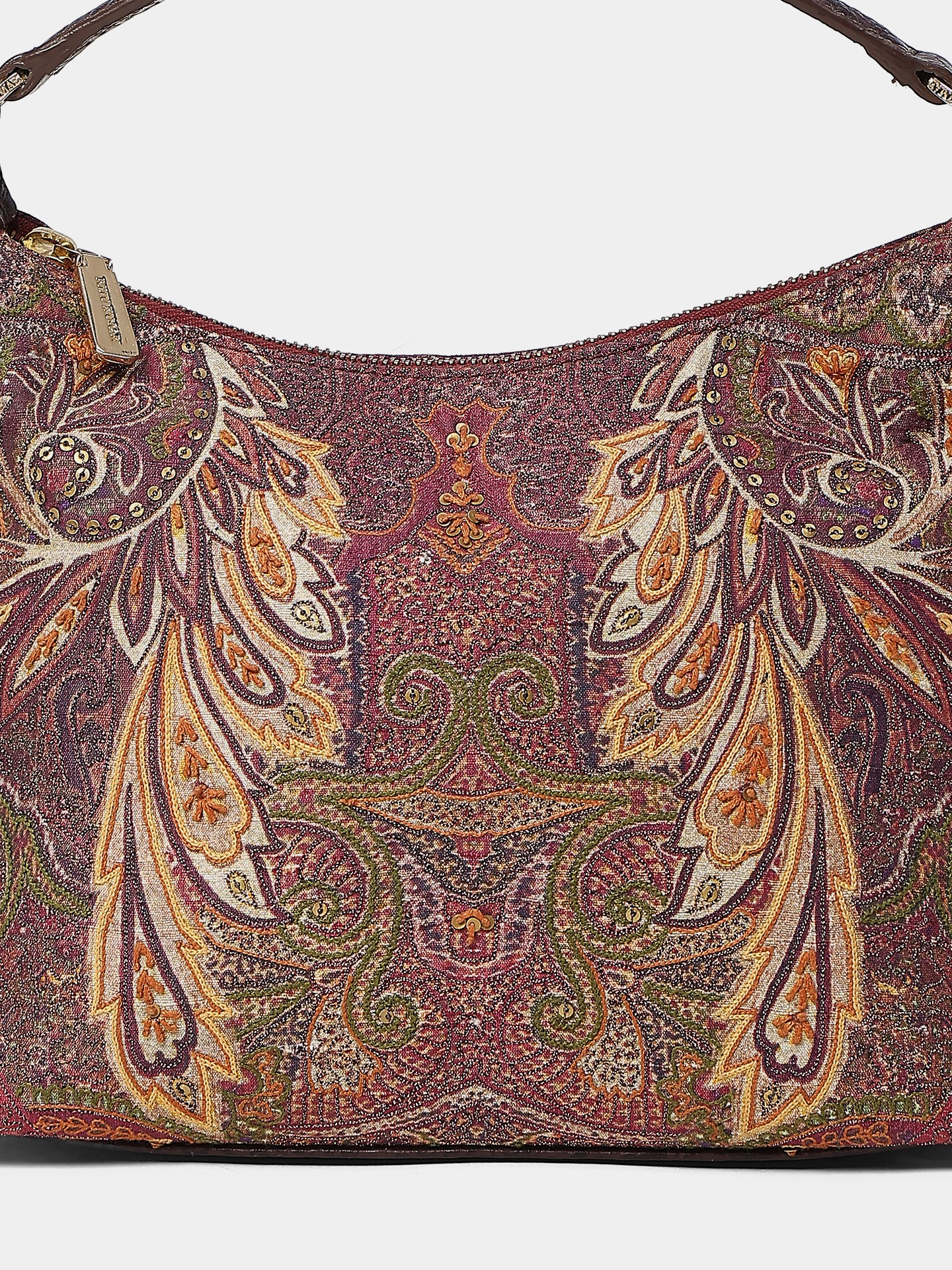 Burgundy Jivaa Sling Bag