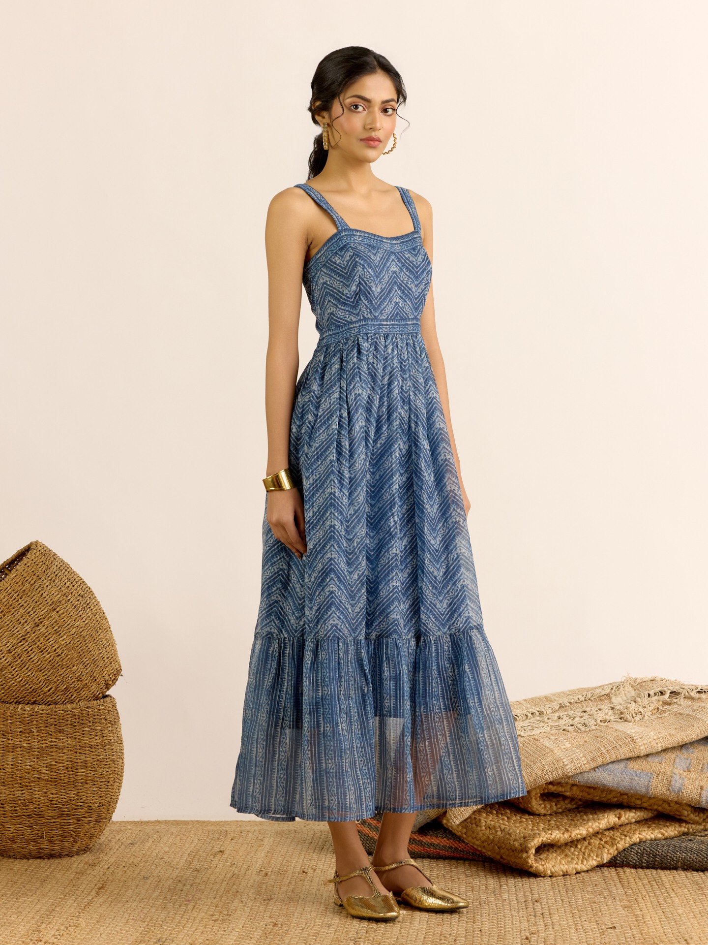 Blue Ibiza Long Dress