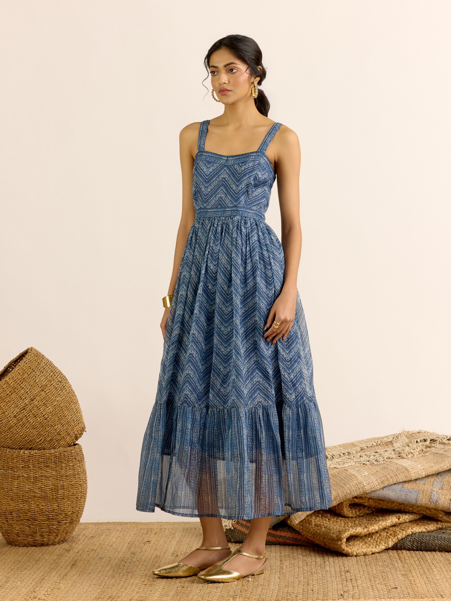 Blue Ibiza Long Dress