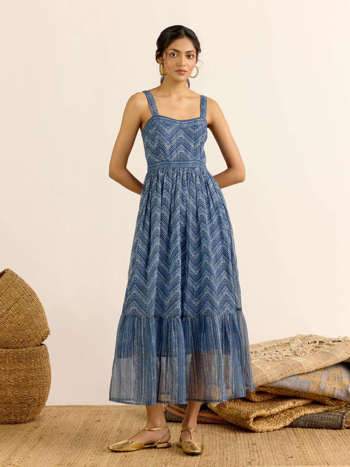 Blue Ibiza Long Dress