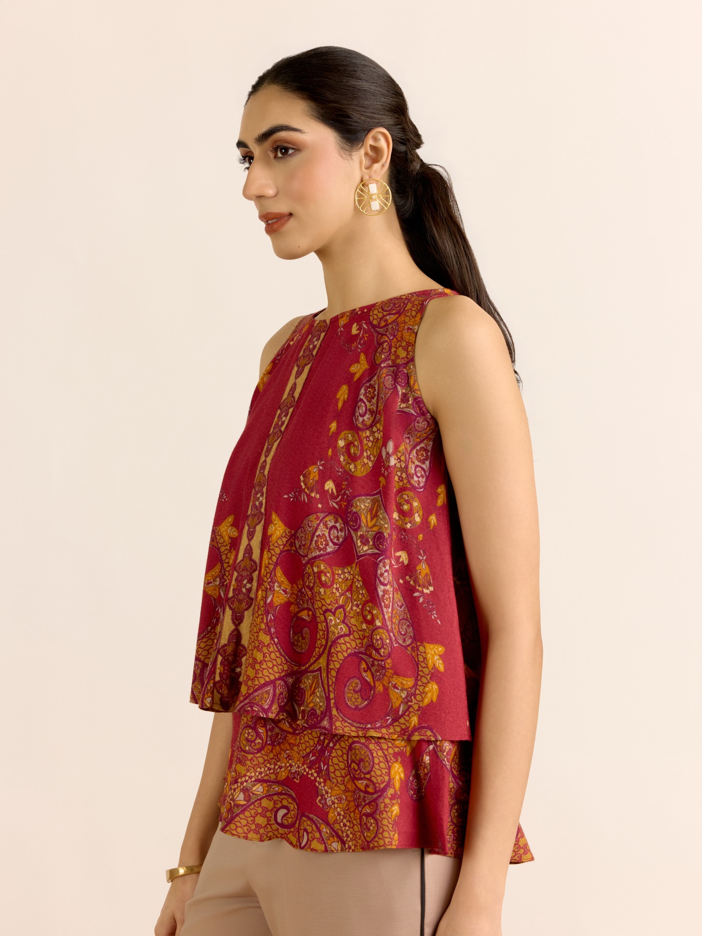 Maroon Dandelion Top