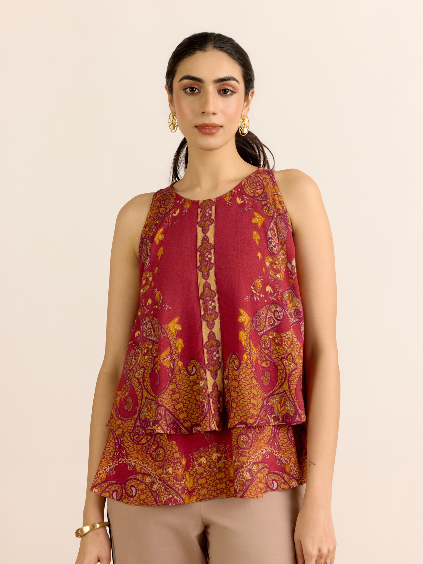 Maroon Dandelion Top