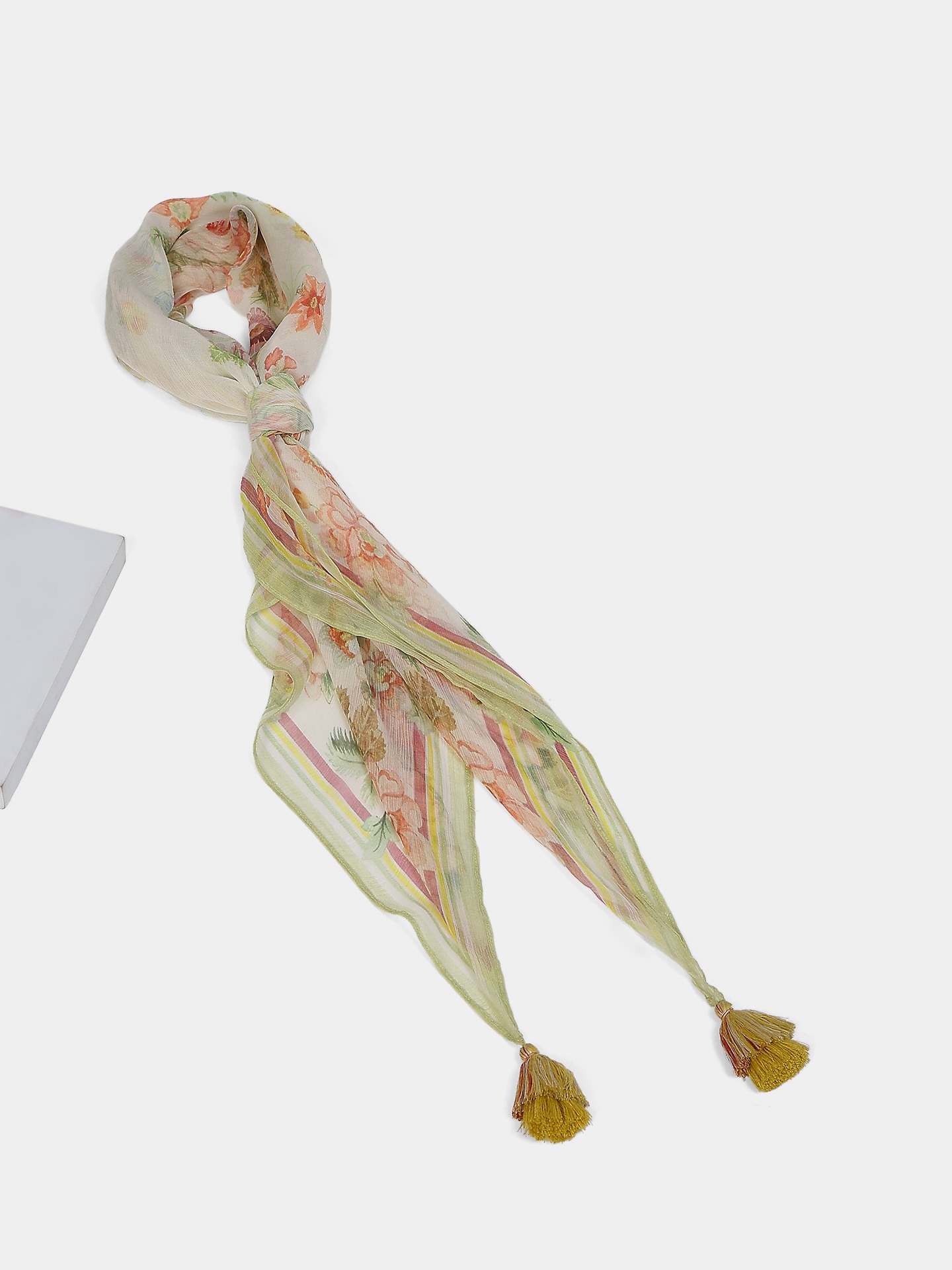 Ecru Rosene Scarf