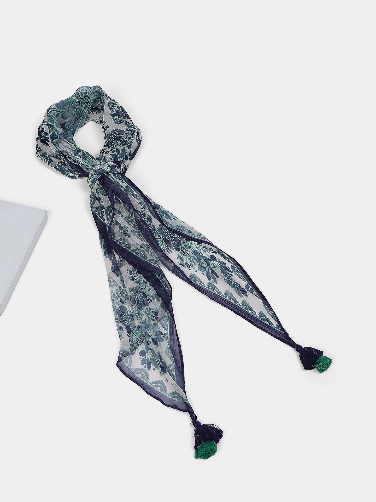 Blue Ecru Armelle Scarf