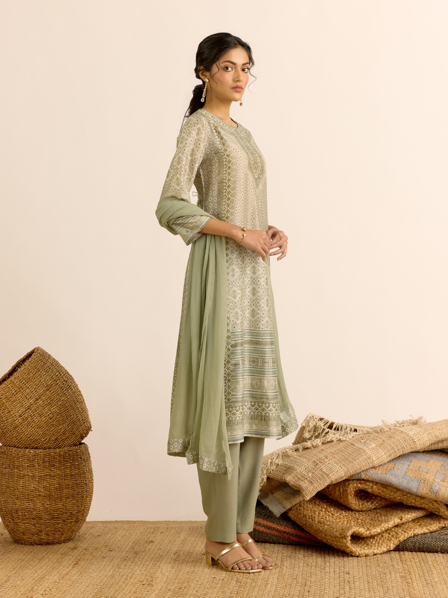 Grey Maya Suit Set