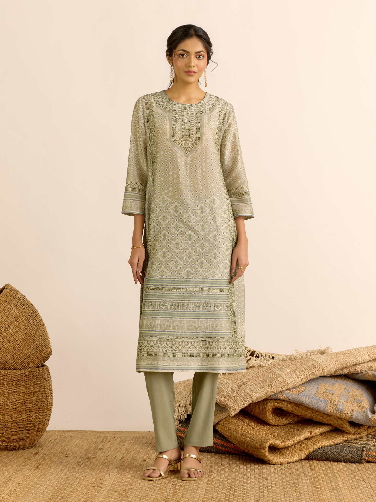 Grey Maya Suit Set