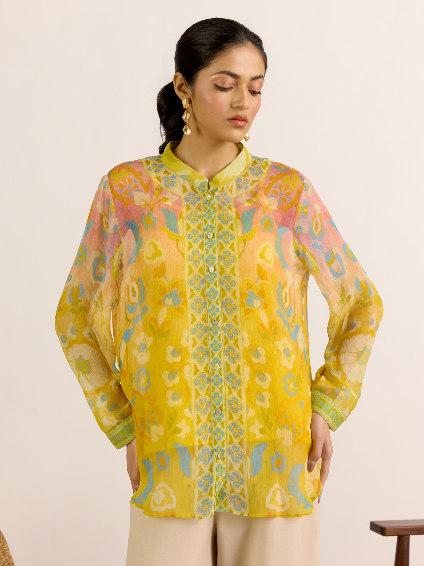 Sunflower Yellow Hannah Shirt