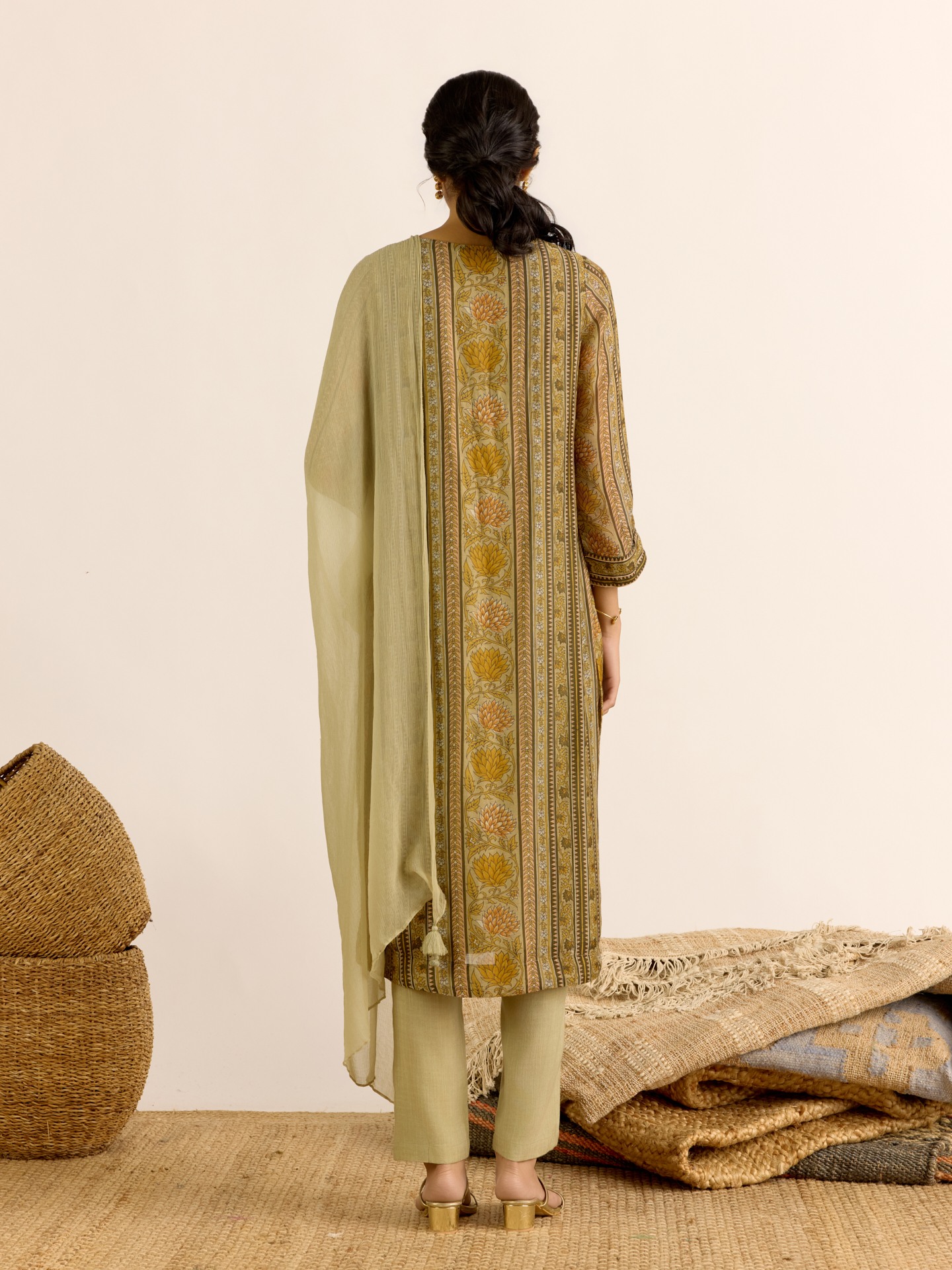 Olive Toobah  Suit Set