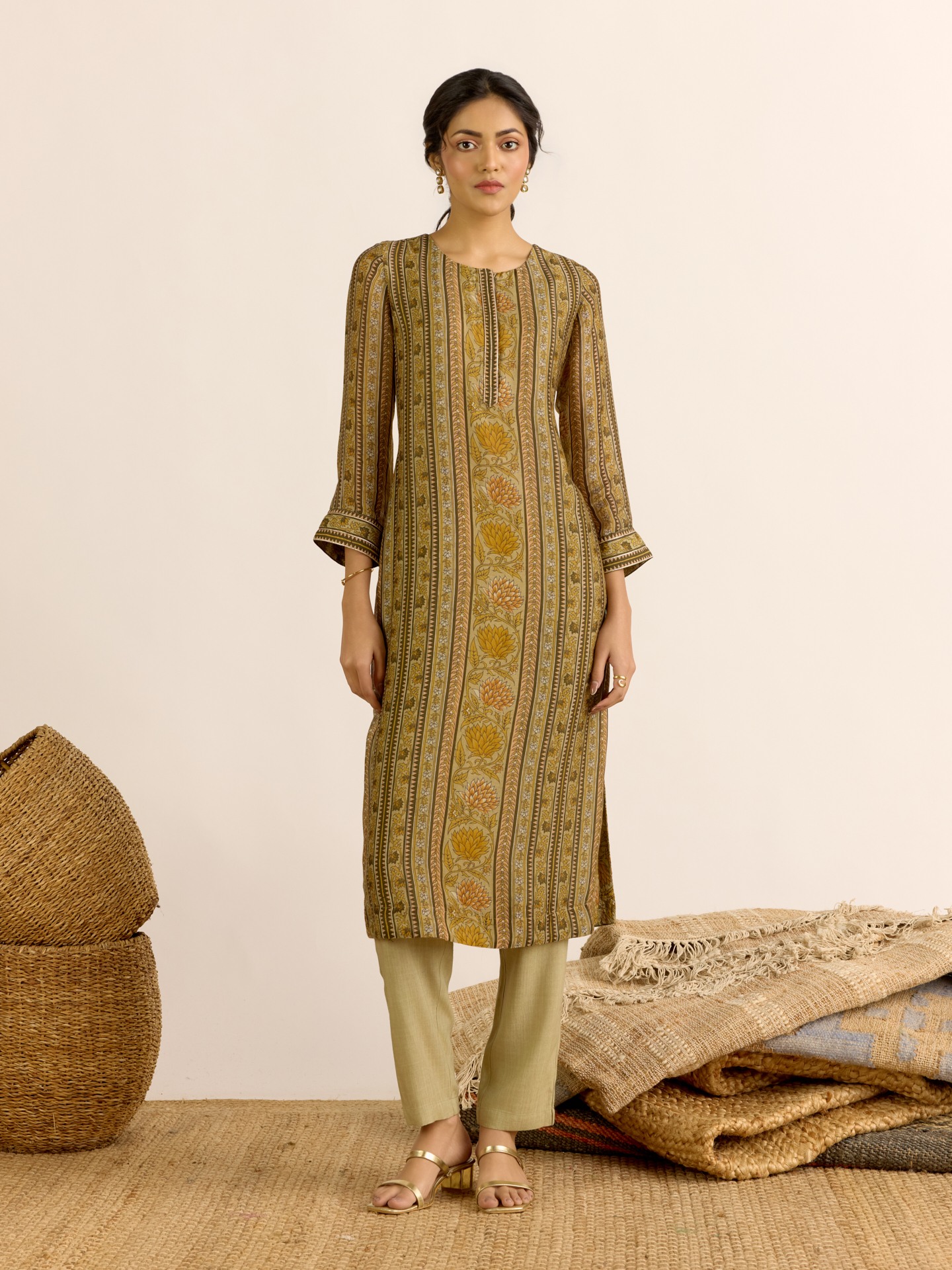 Olive Toobah  Suit Set