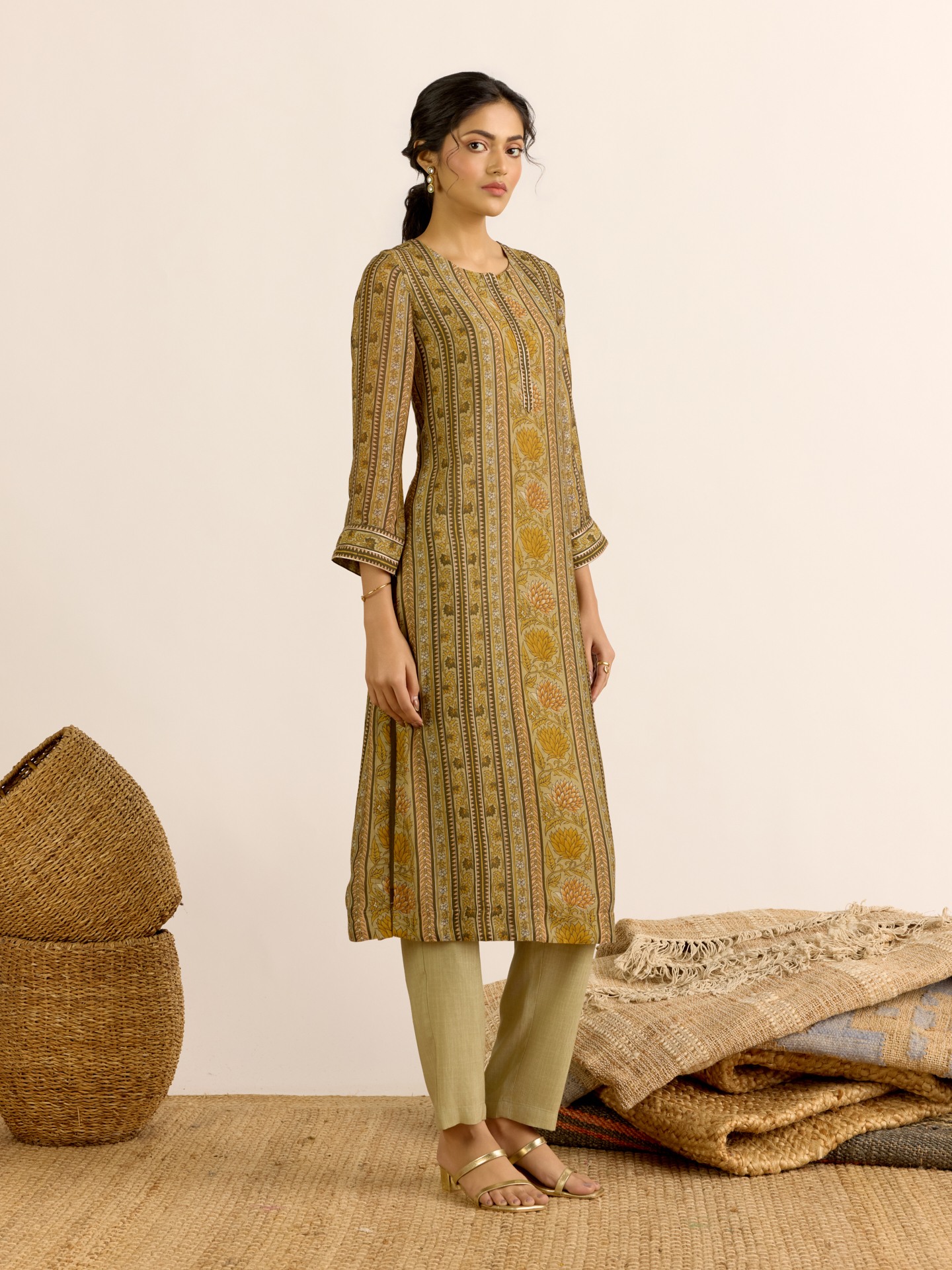 Olive Toobah  Suit Set