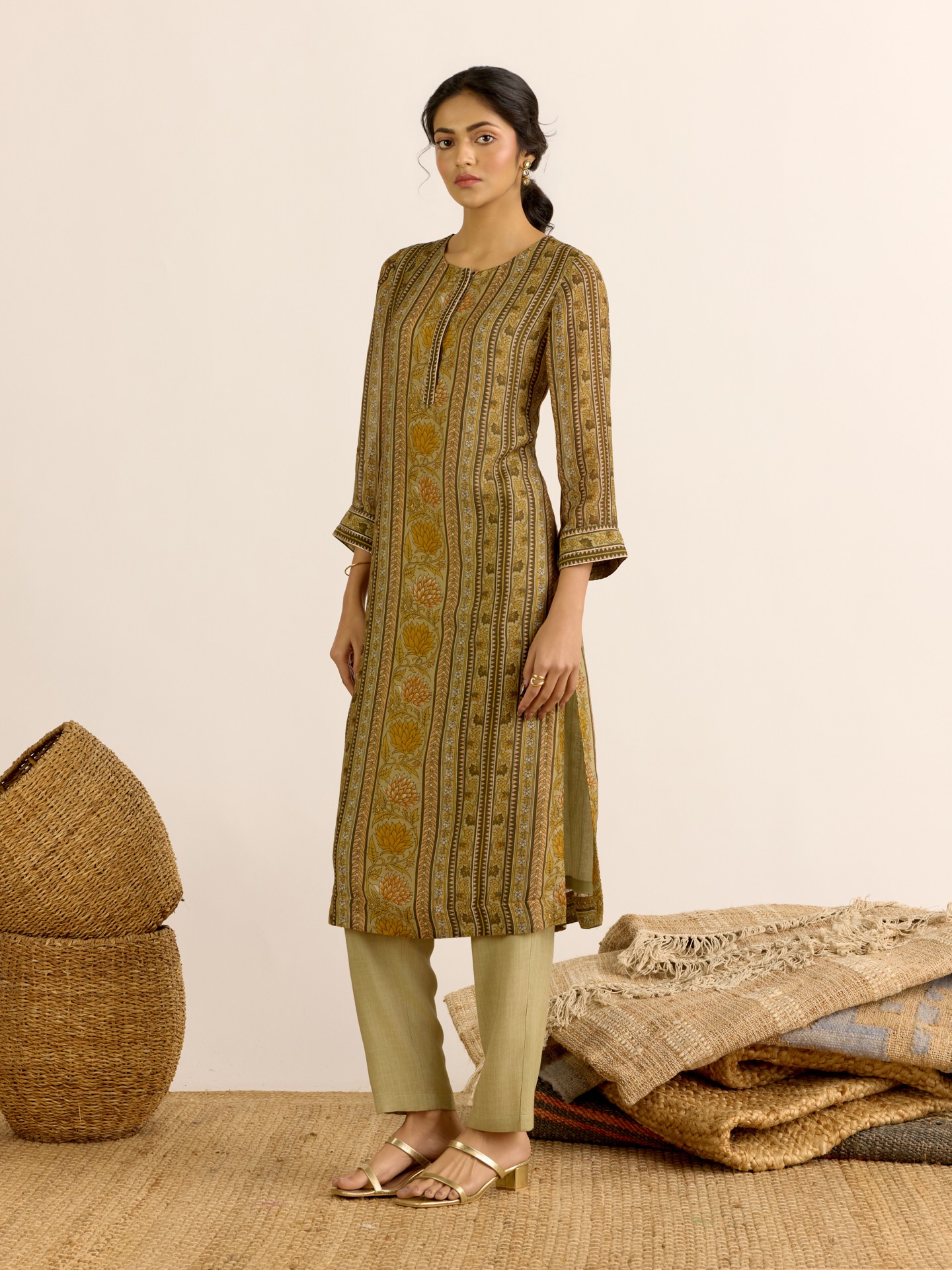 Olive Toobah  Suit Set
