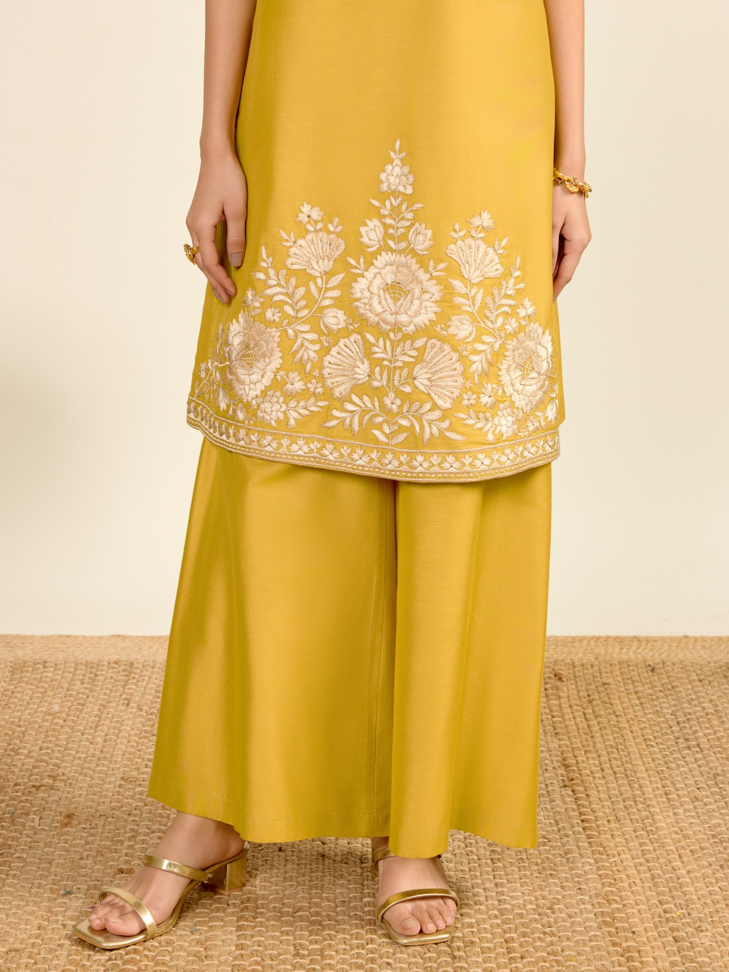 Lime Green Aroma Solid Suit Set