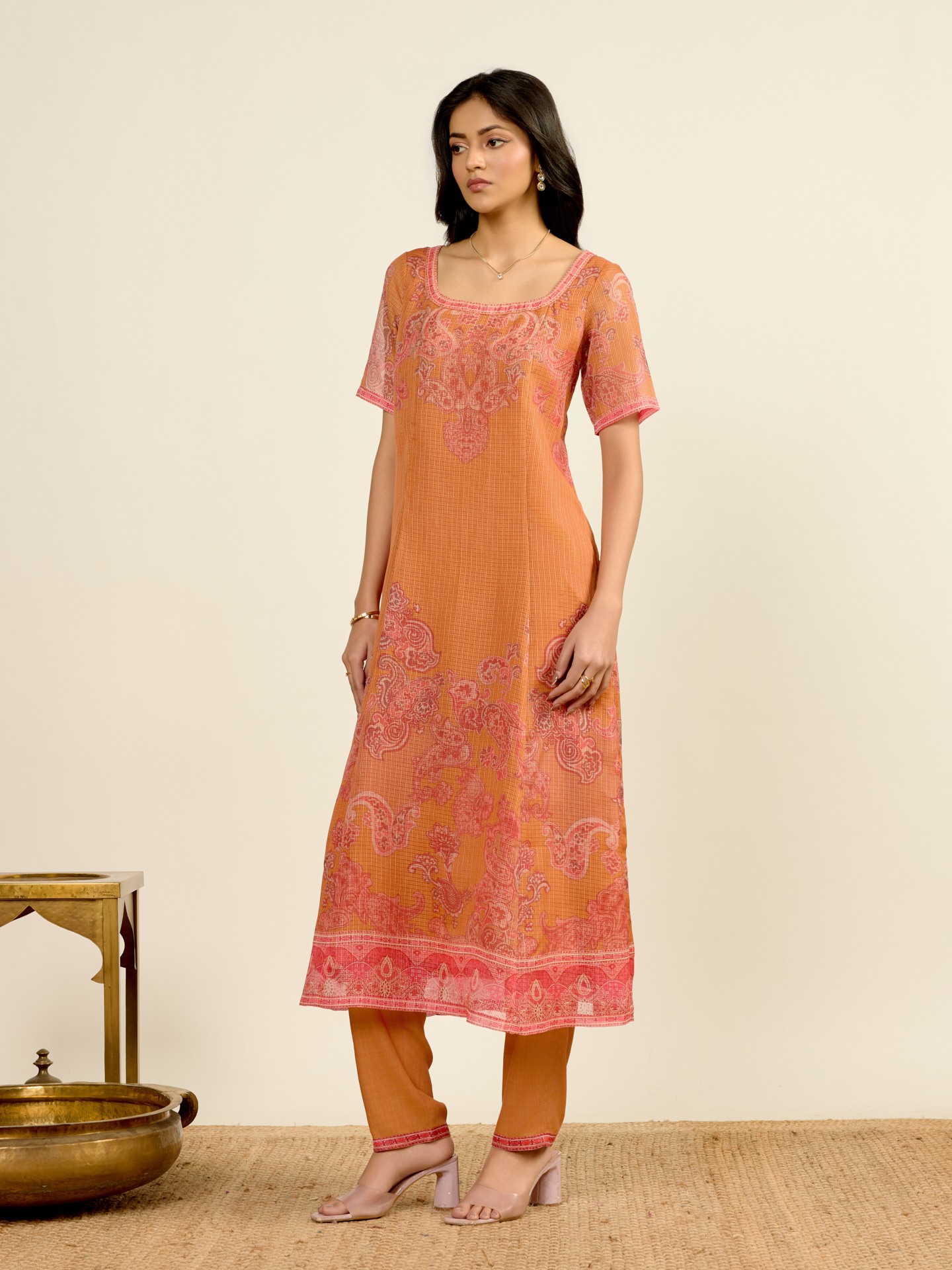Mustard Tanush Suit Set