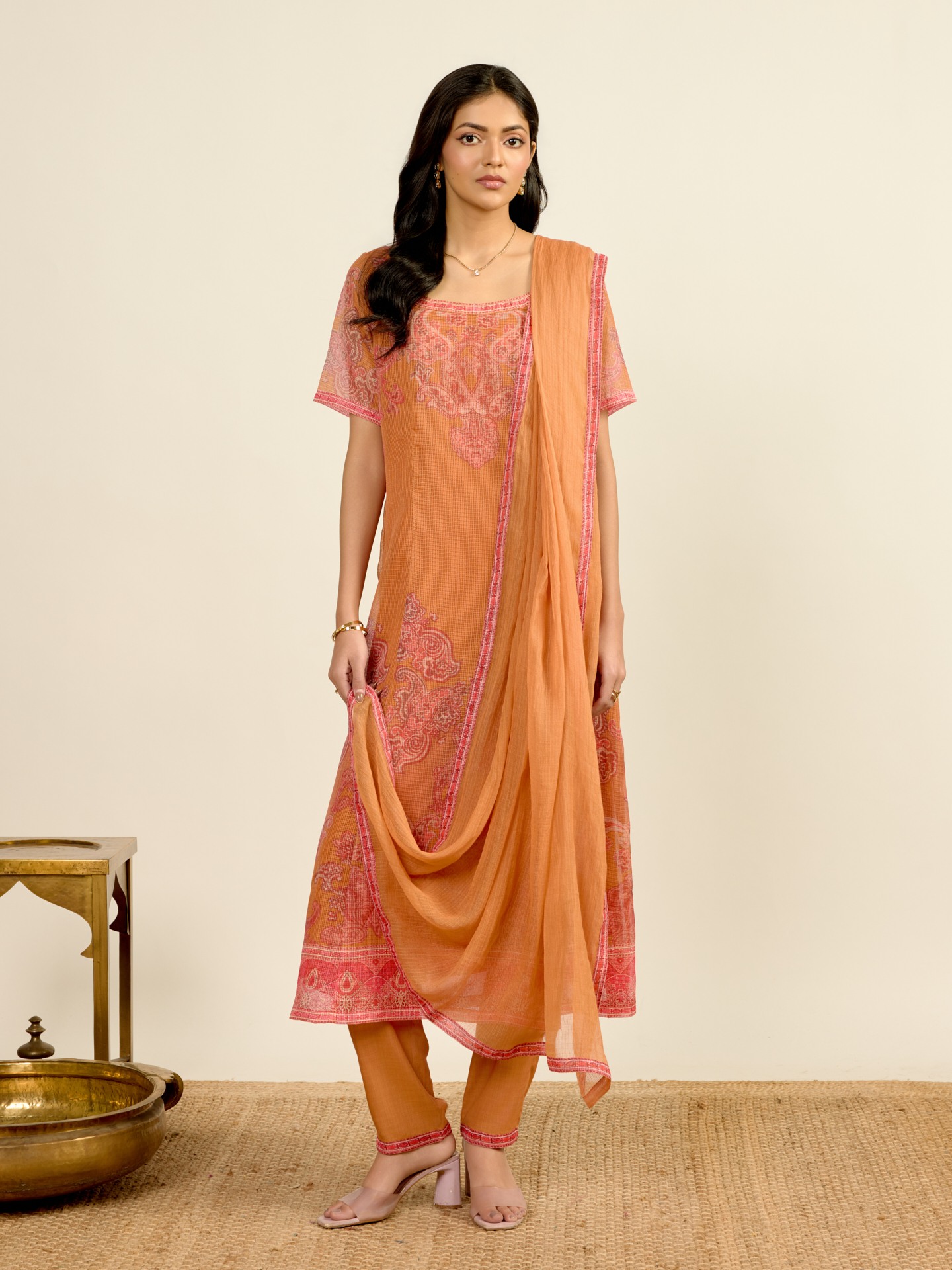Mustard Tanush Suit Set