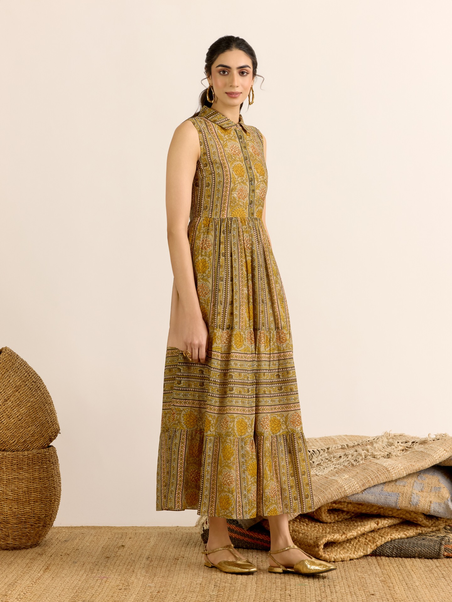Olive Toobah  Long Dress