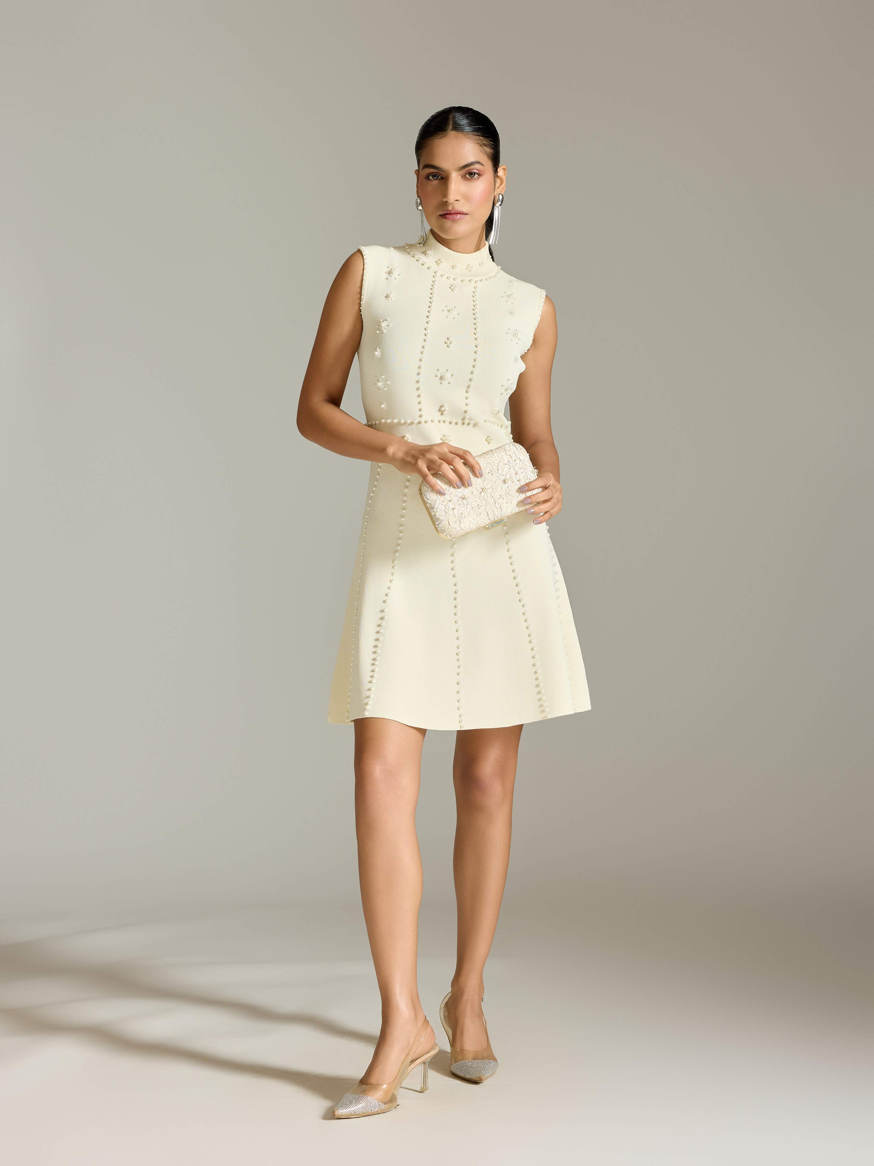 White Chase Short Dress