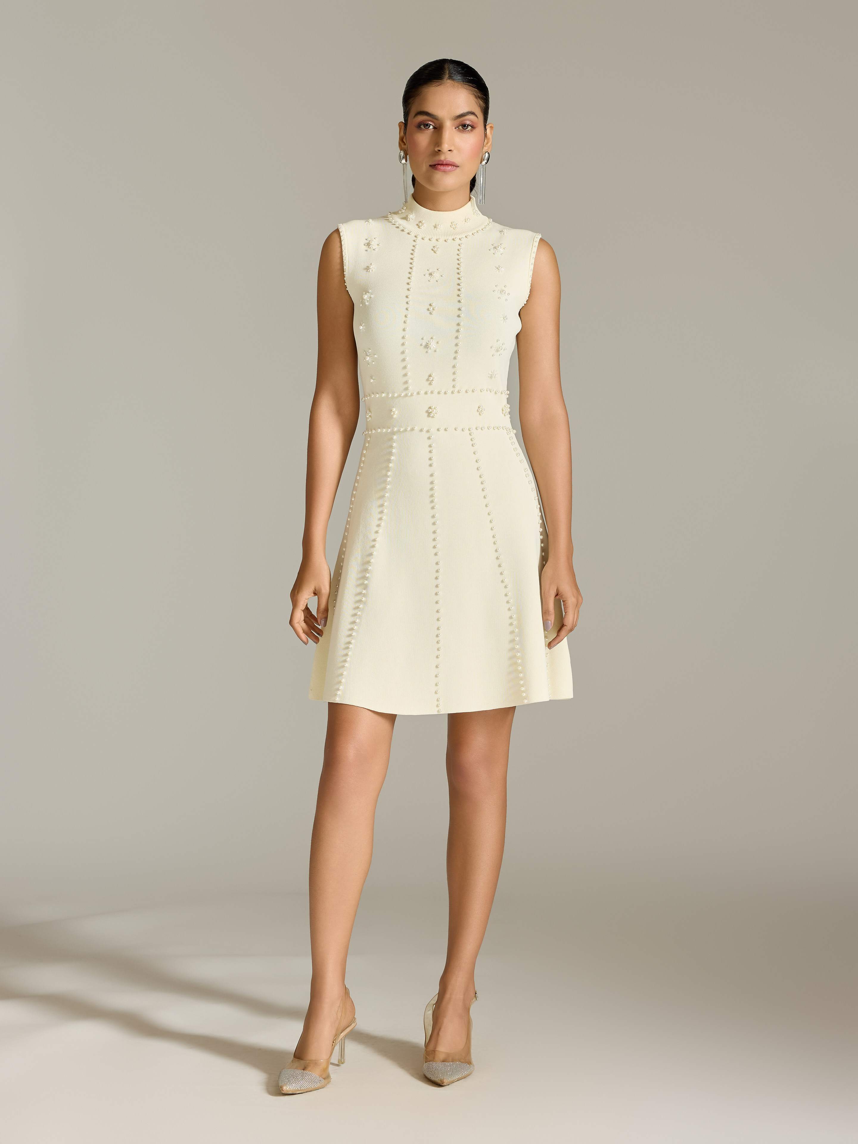 White Chase Short Dress