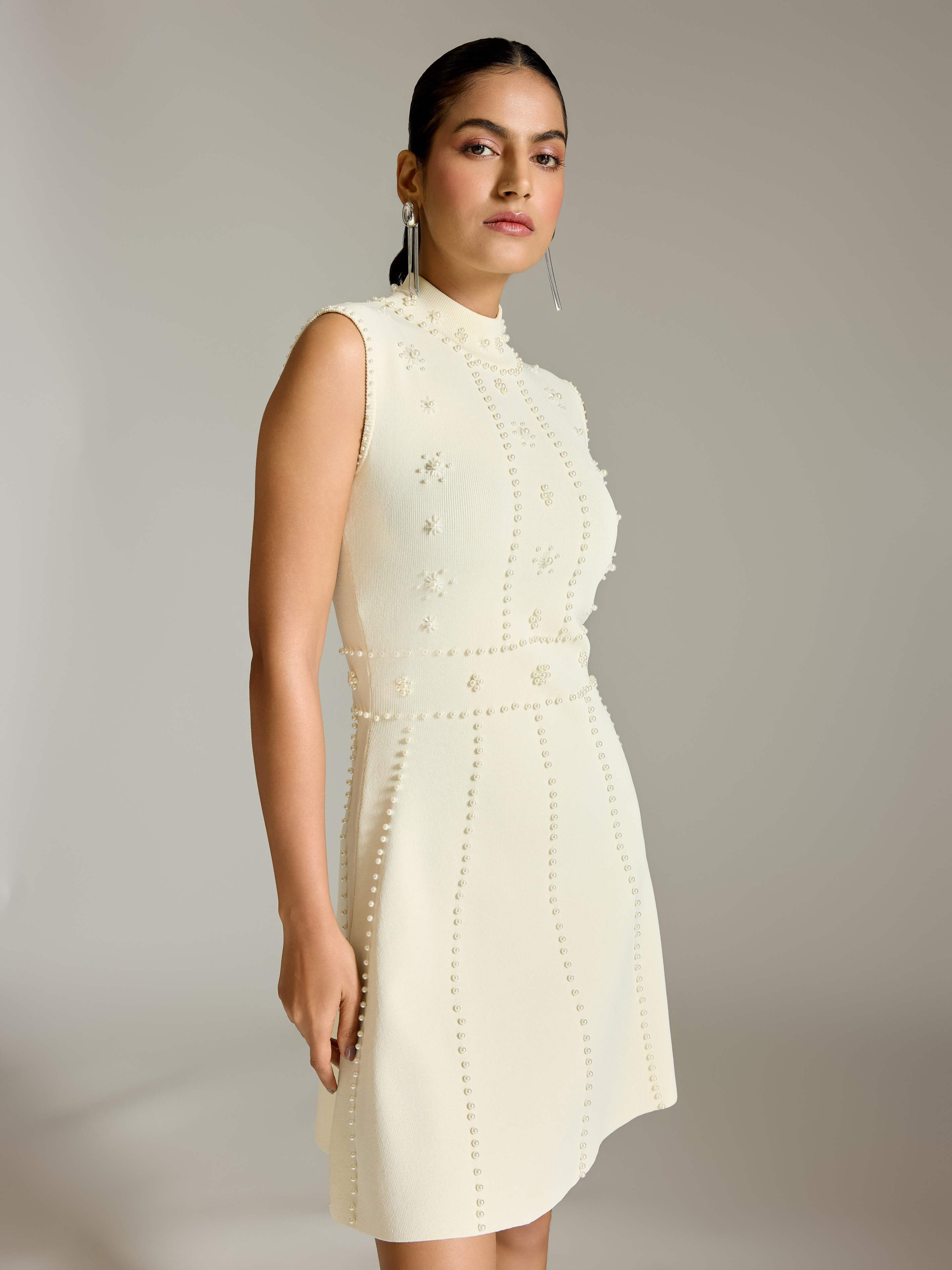White Chase Short Dress