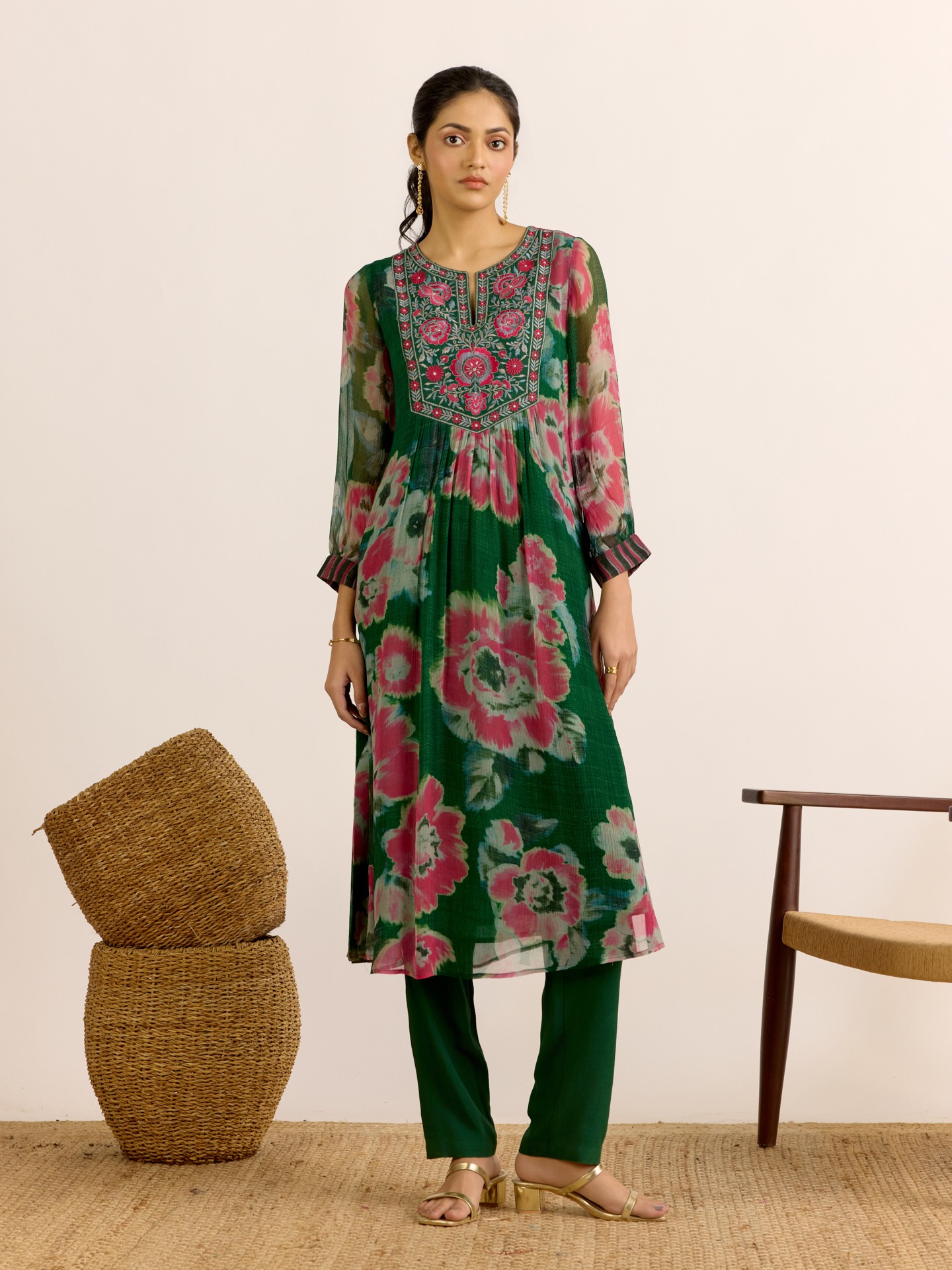 Green Dreamcatcher Suit Set