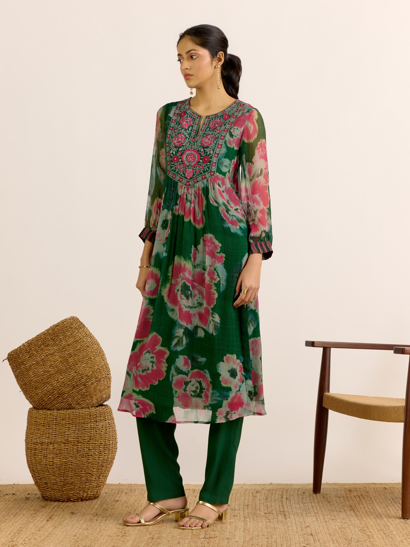 Green Dreamcatcher Suit Set